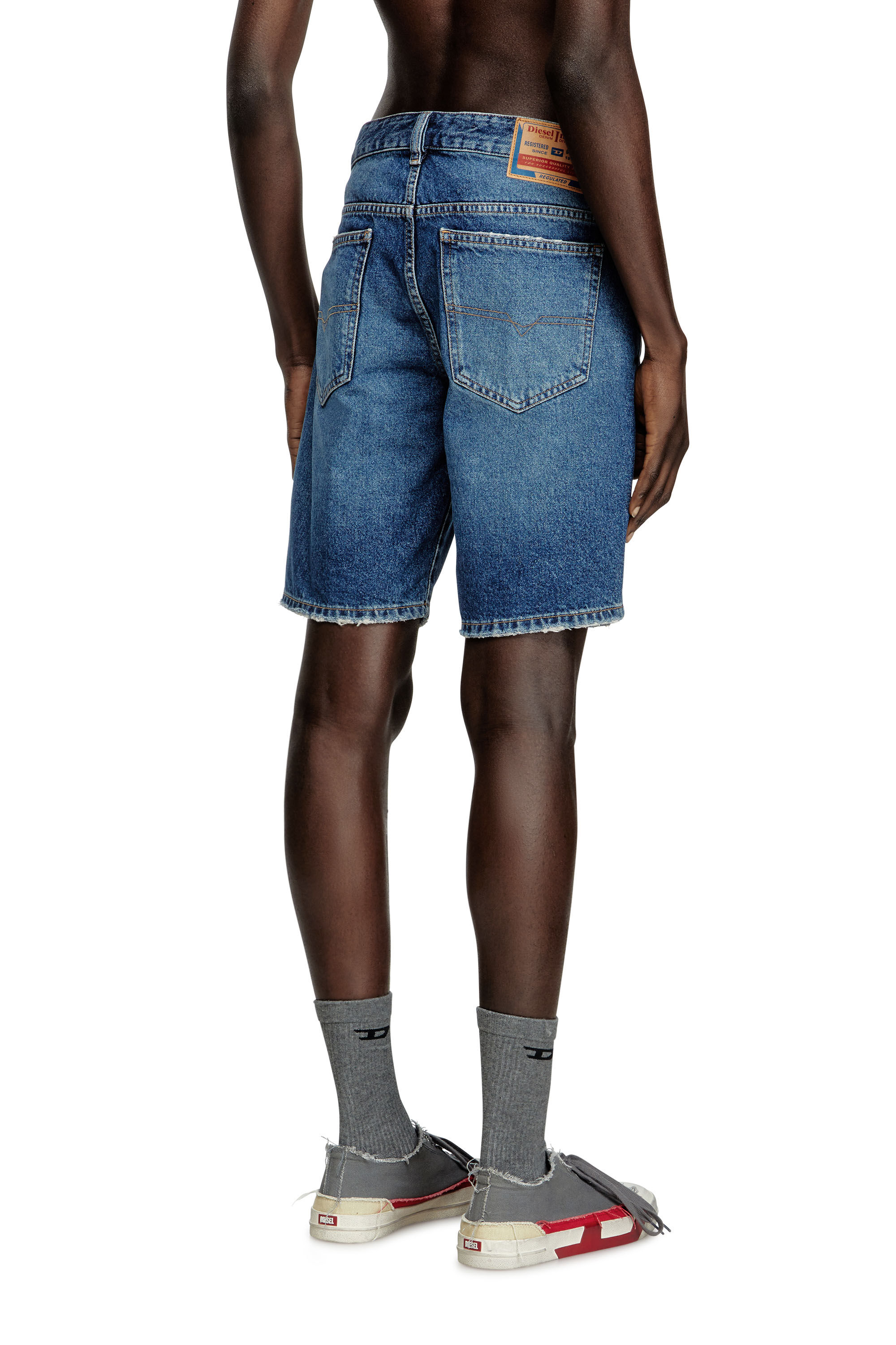 Men's Slim denim shorts | Blue | Diesel