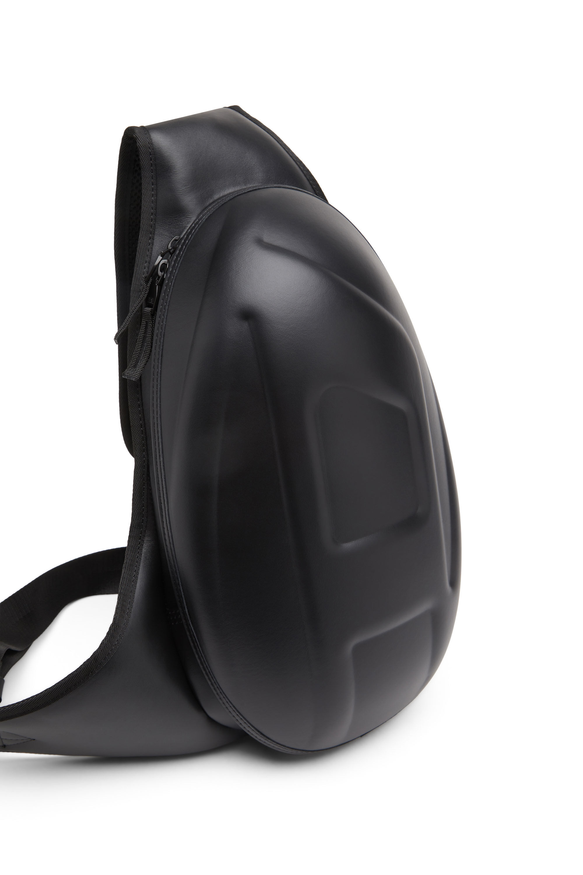 Men's 1DR-Pod Sling Bag - One-shoulder backpack in leather | Black