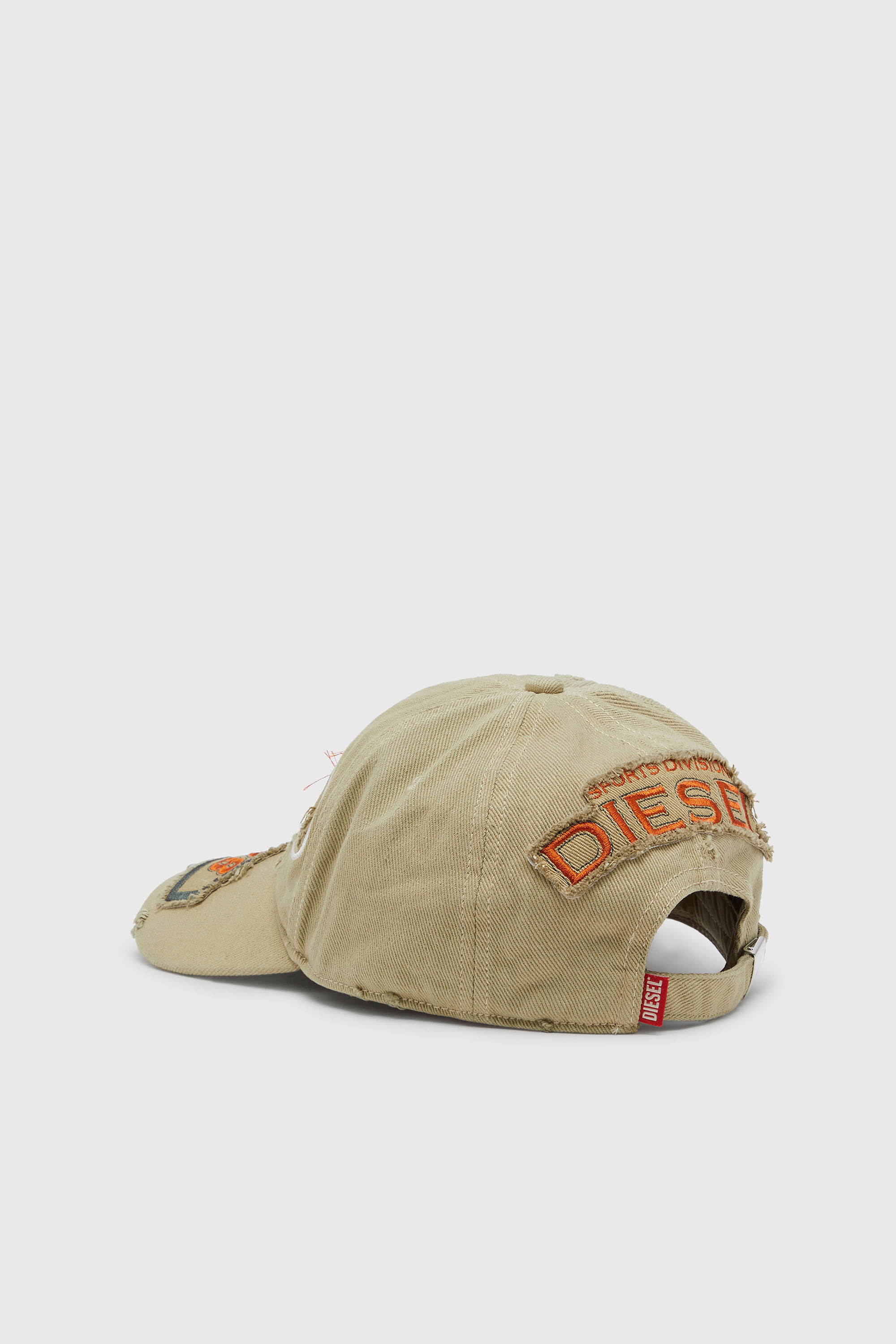 Women's Baseball cap with embroidered patches | Brown | Diesel