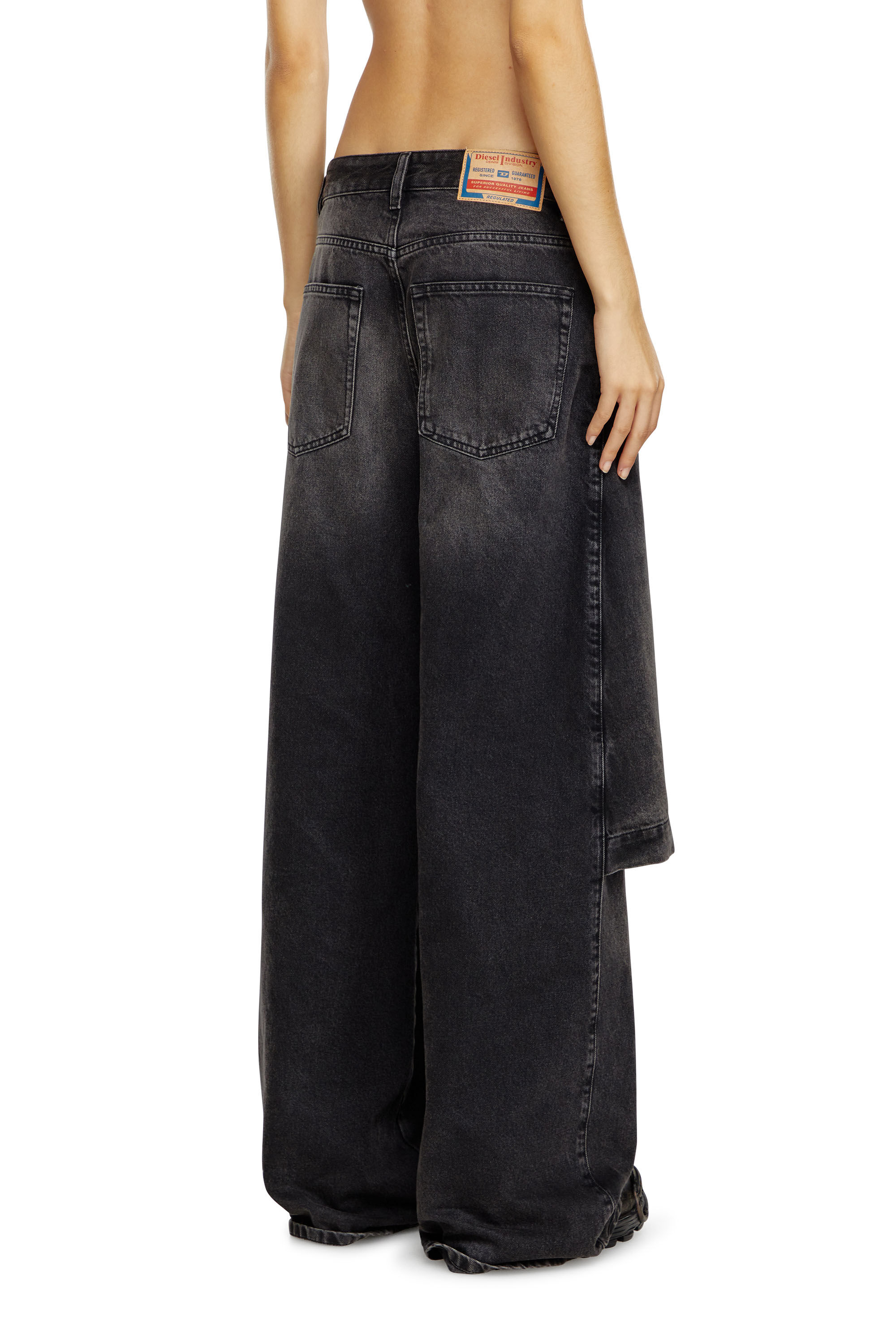 【あすつく】 grey Black/Dark | Jeans Relaxed Women's | D-Syren Diesel パンツ