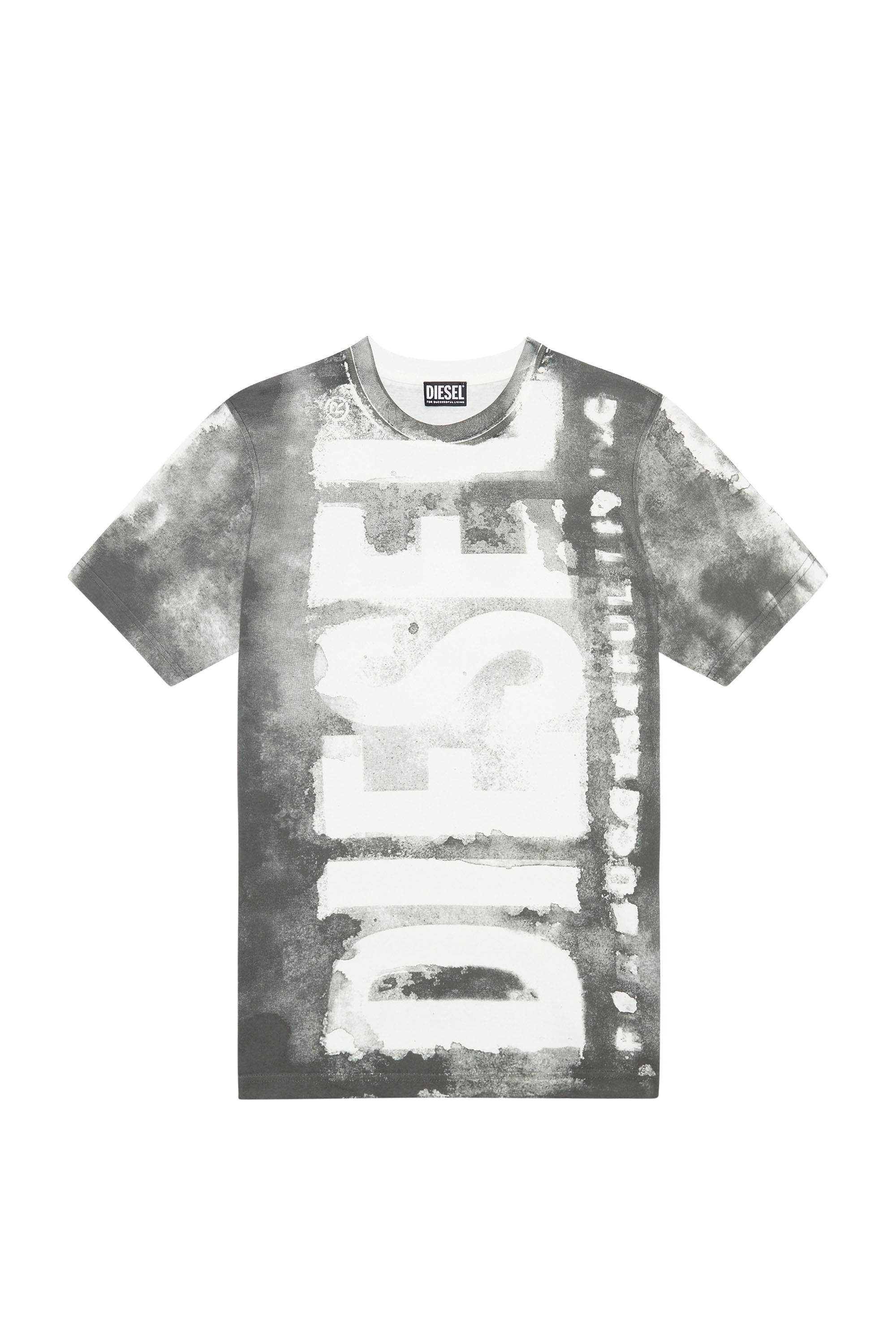 T-JUST-G12 Man: T-shirt with bleeding logo | Diesel