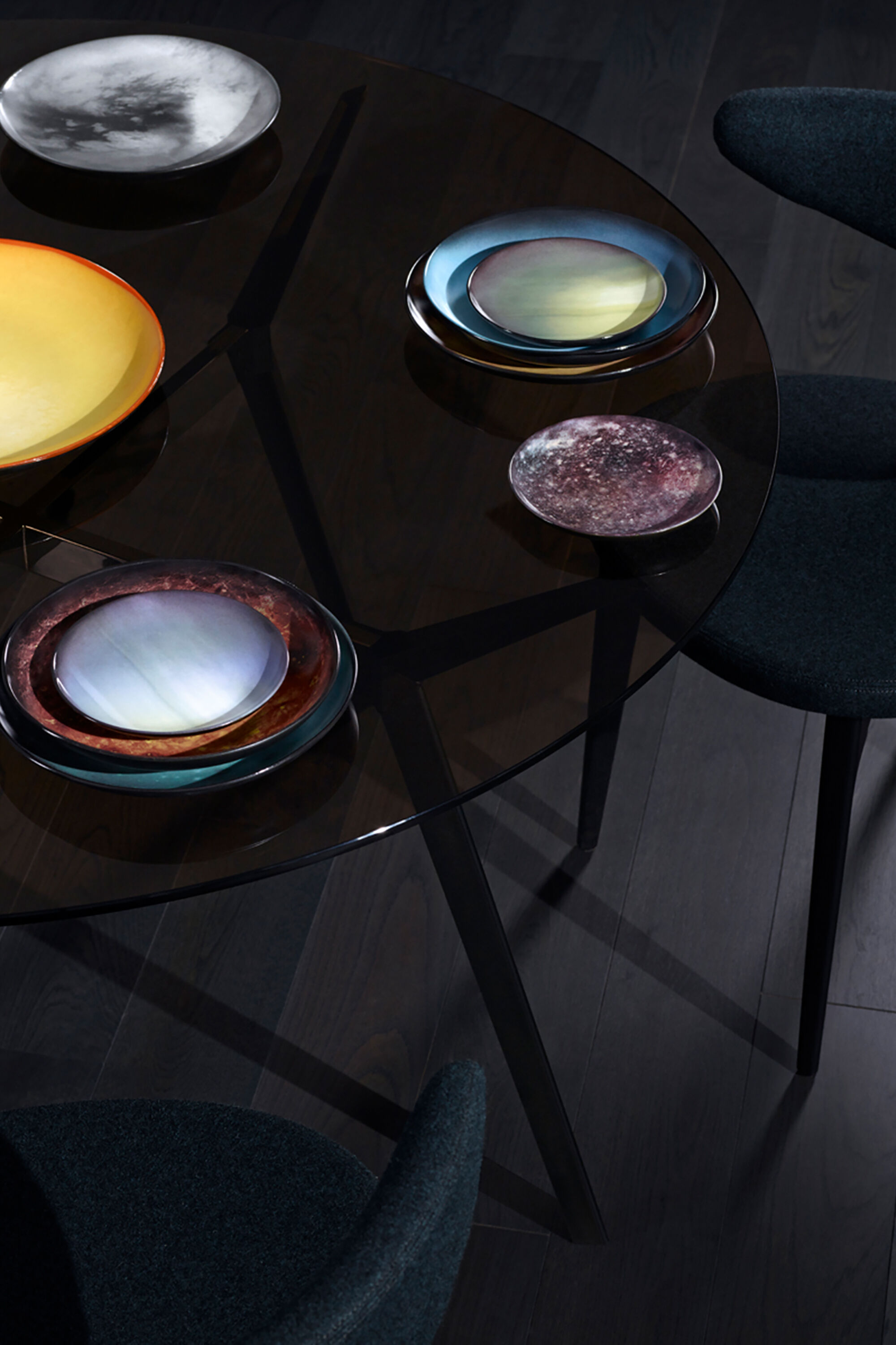 10827 COSMIC DINER: Porcelain dinner plate 