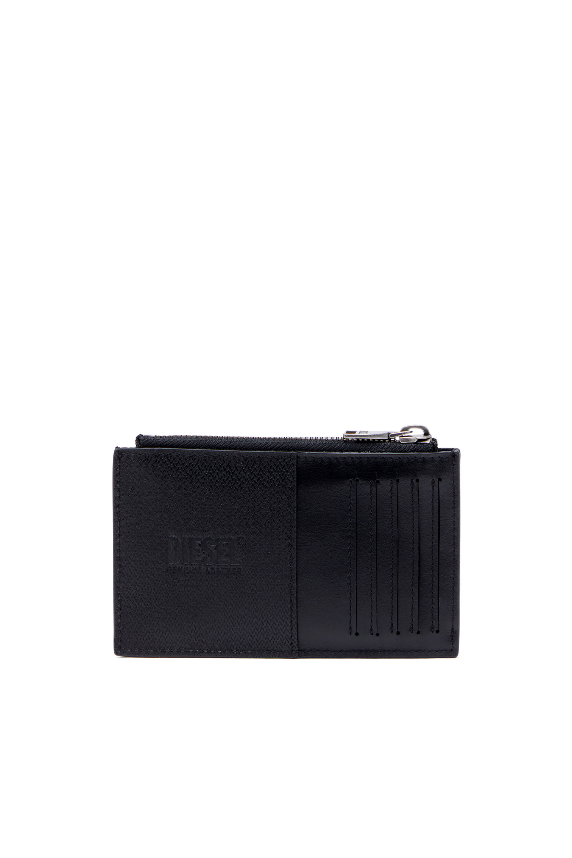 CARD HOLDER COIN M Man: Slim card holder in textured leather | Diesel