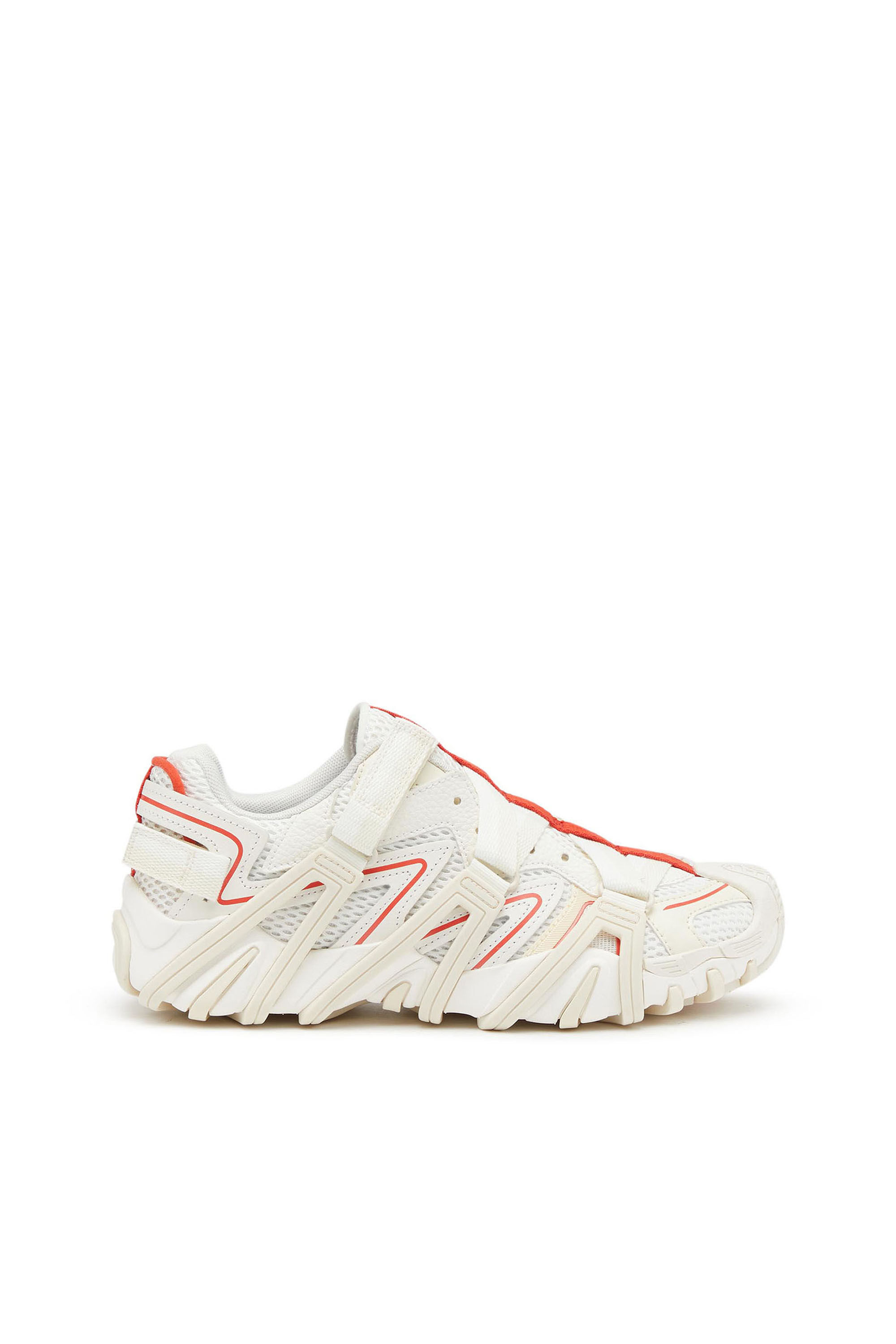 S-PROTOTYPE-CR W Woman: Cage sneakers in mesh and leather