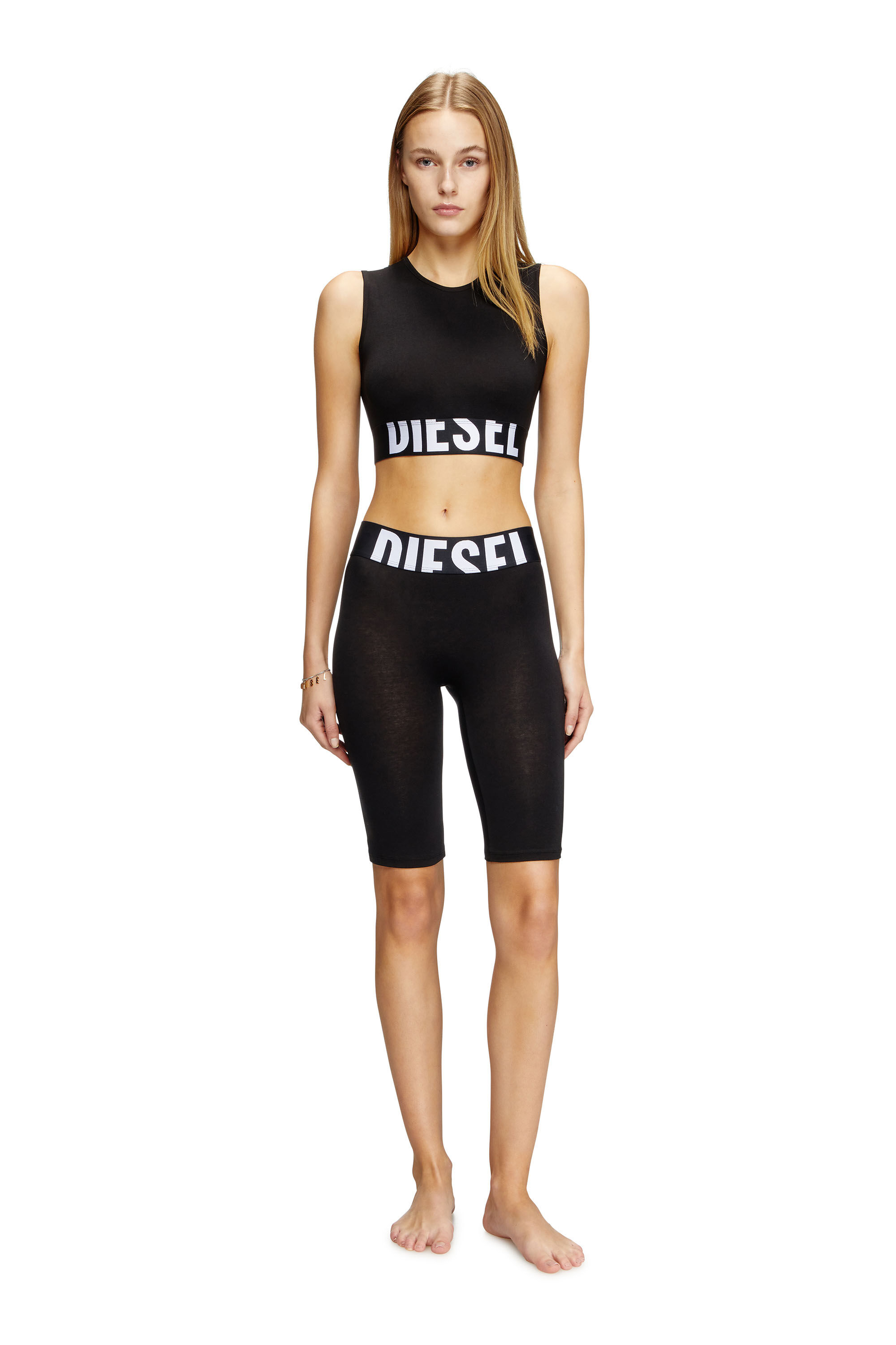 パンツ DONDUP Women Pants DP600GS0072DXXXDD999 Black Men's Faded velvet track pants | Black | Diesel
