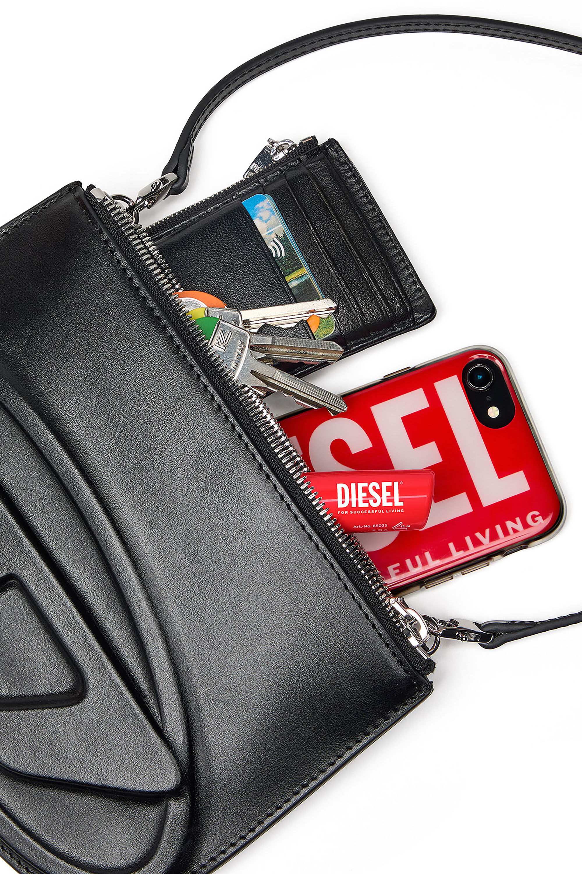 トートバッグ DIESEL Printed Synthetic Leather 1Dr Shoulder Bag Diesel Printed Synthetic Leather 1dr Shoulder Bag | italist