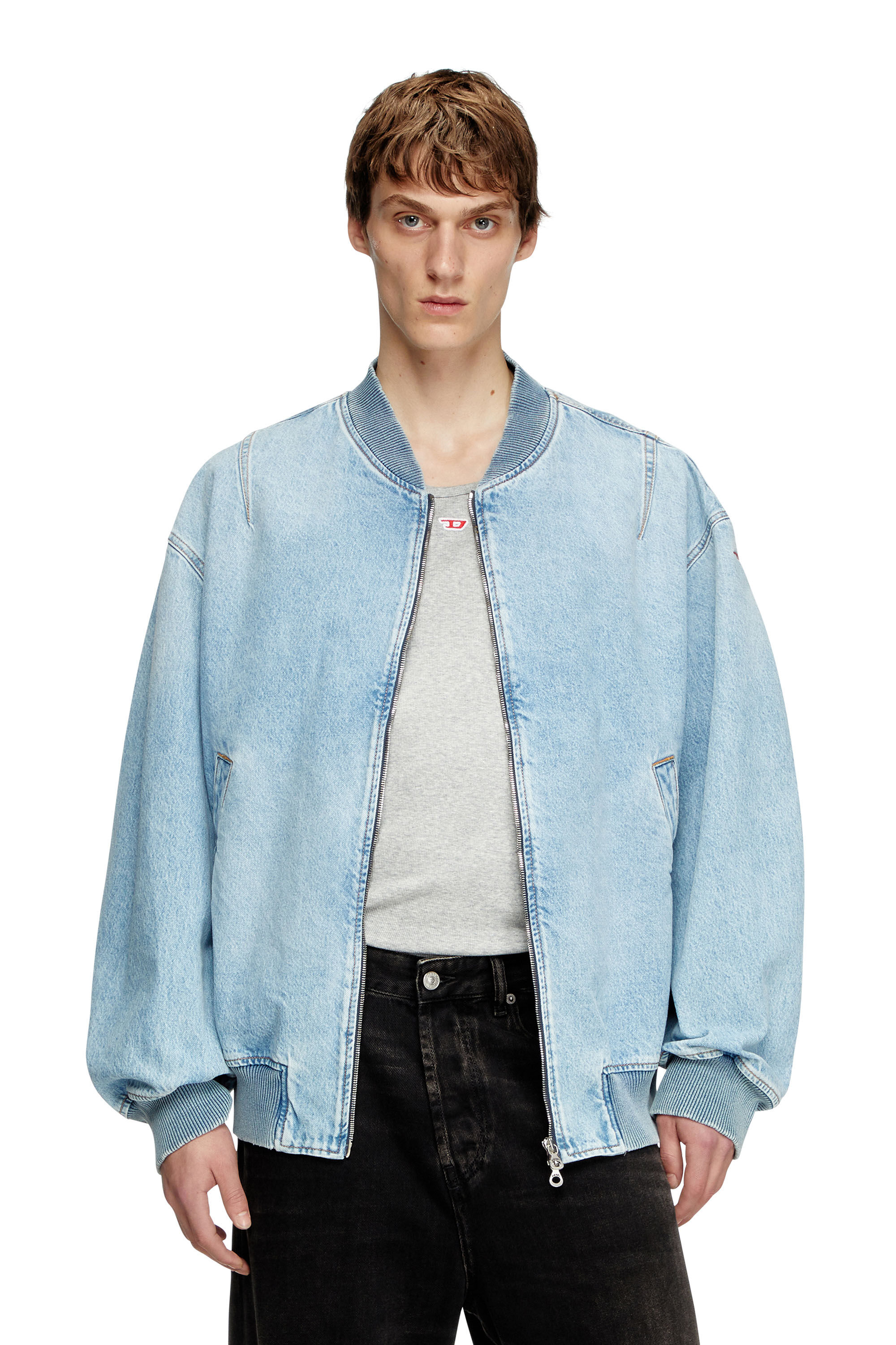 Bomber jeans jacket discount