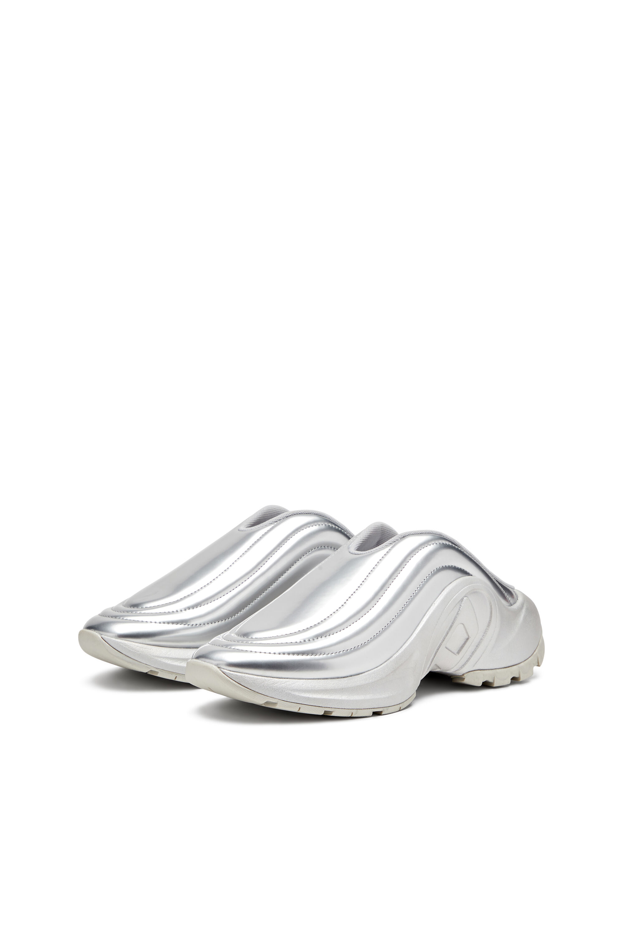 ファッション人気ブランドランキング Women's S-D-Runner-Metallic mules | Silver | Diesel 靴