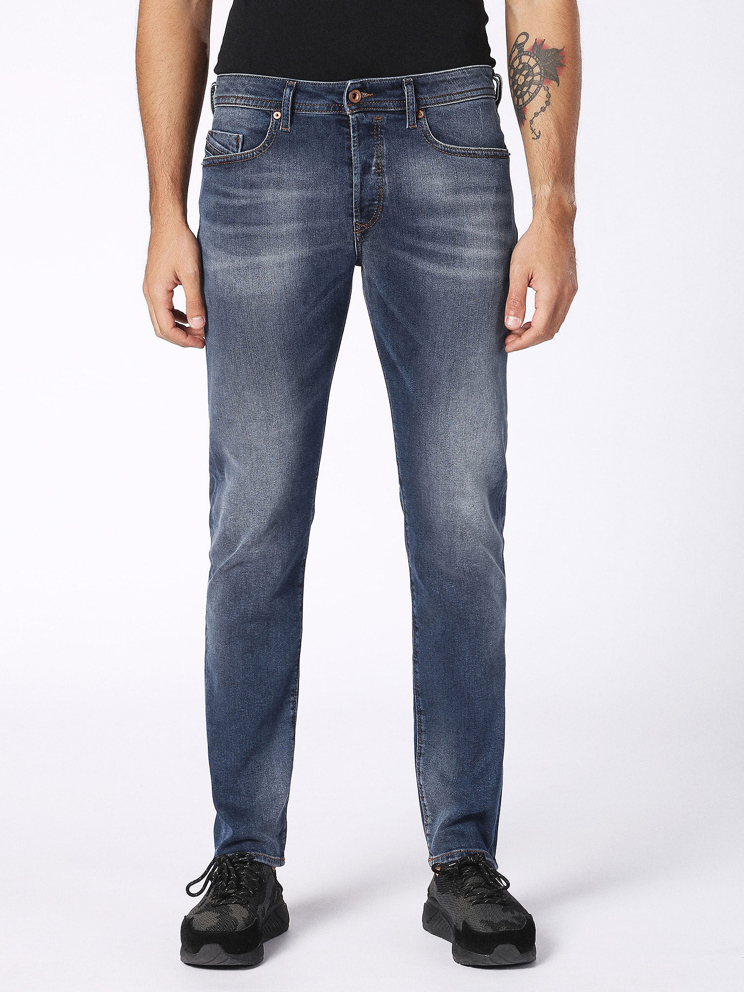 diesel buster slim tapered jeans