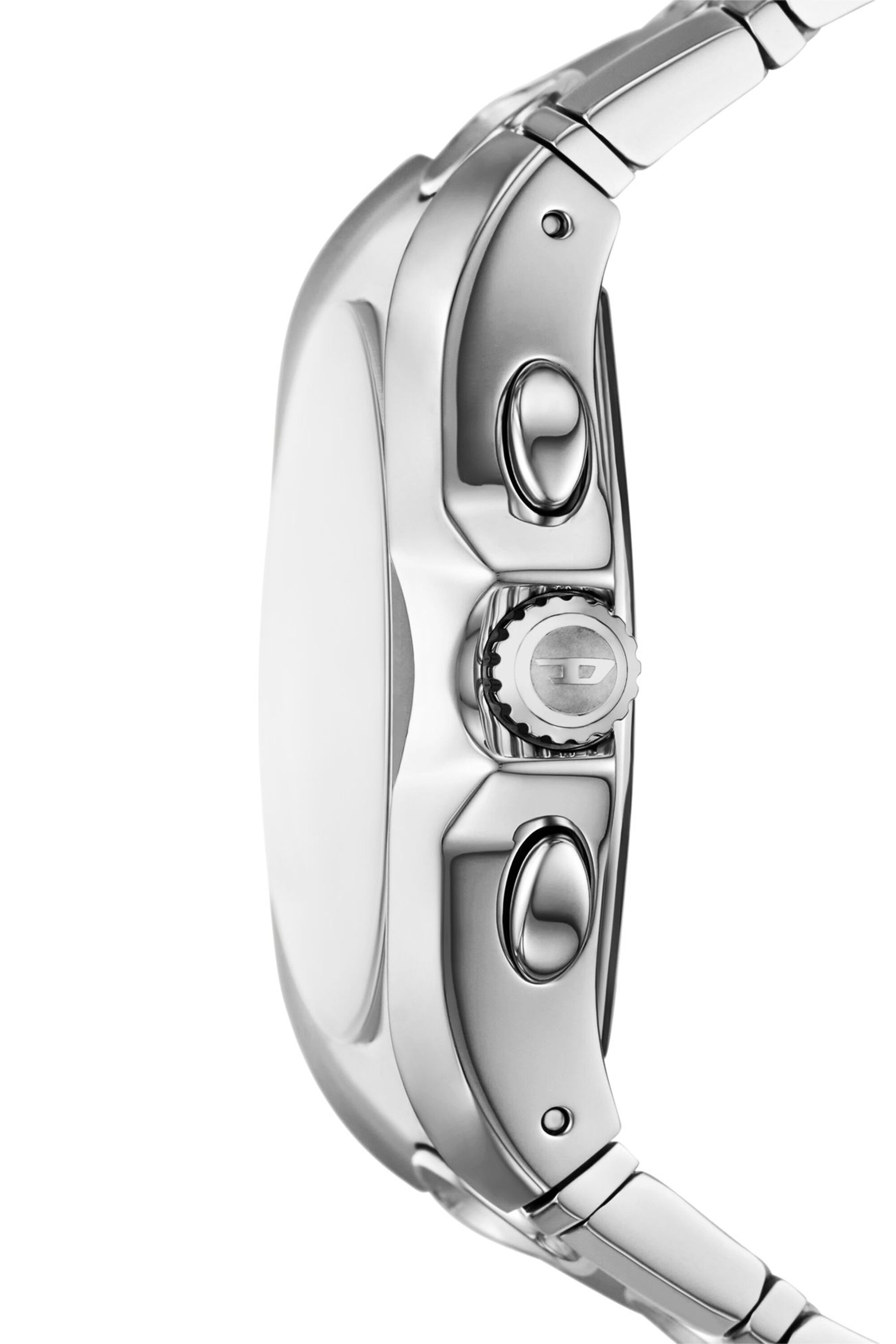 Men's D-Curve stainless steel watch | Silver | Diesel