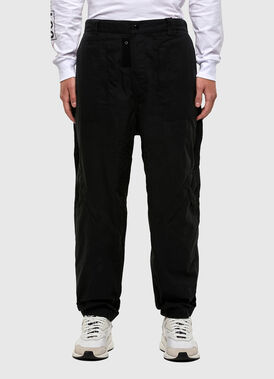 P-JARROD Man: Workwear pants in waxed cotton blend | Diesel