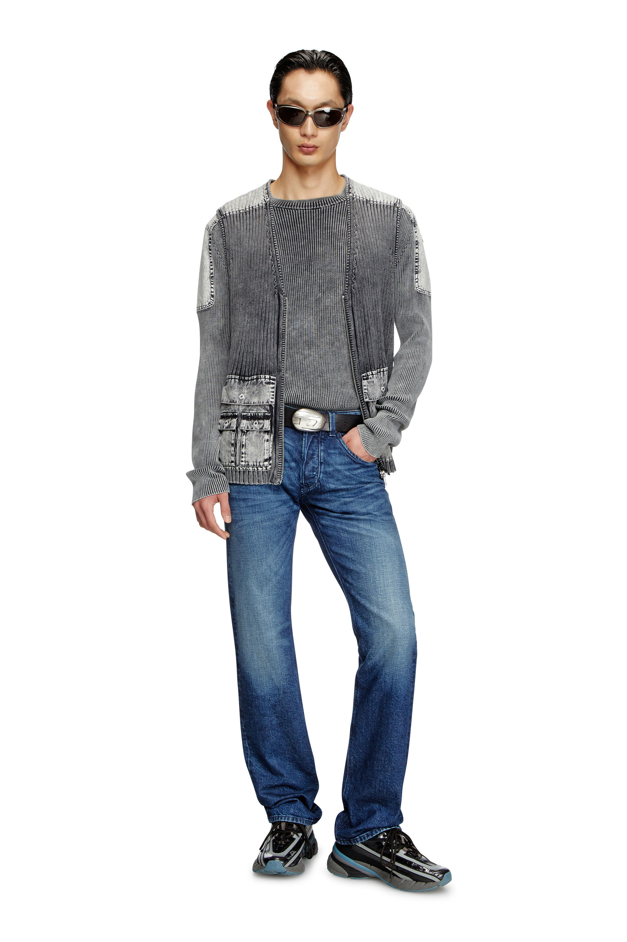 Men's Regular Jeans | Dark Blue | Diesel 1985 Larkee