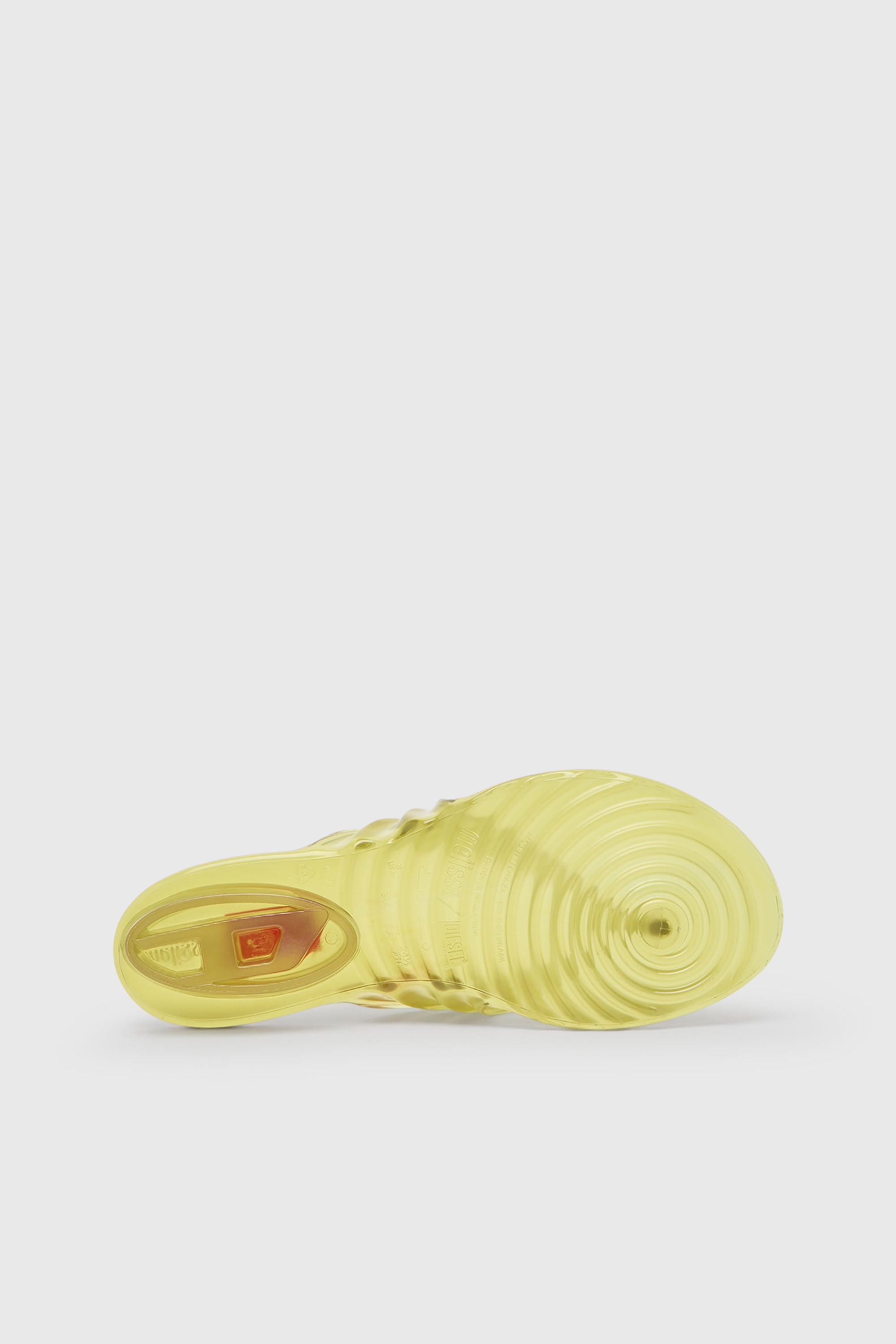Diesel - MELISSA QUANTUM THONG, Woman's Sculptural flip-flops in Melflex&reg; in Yellow - 5