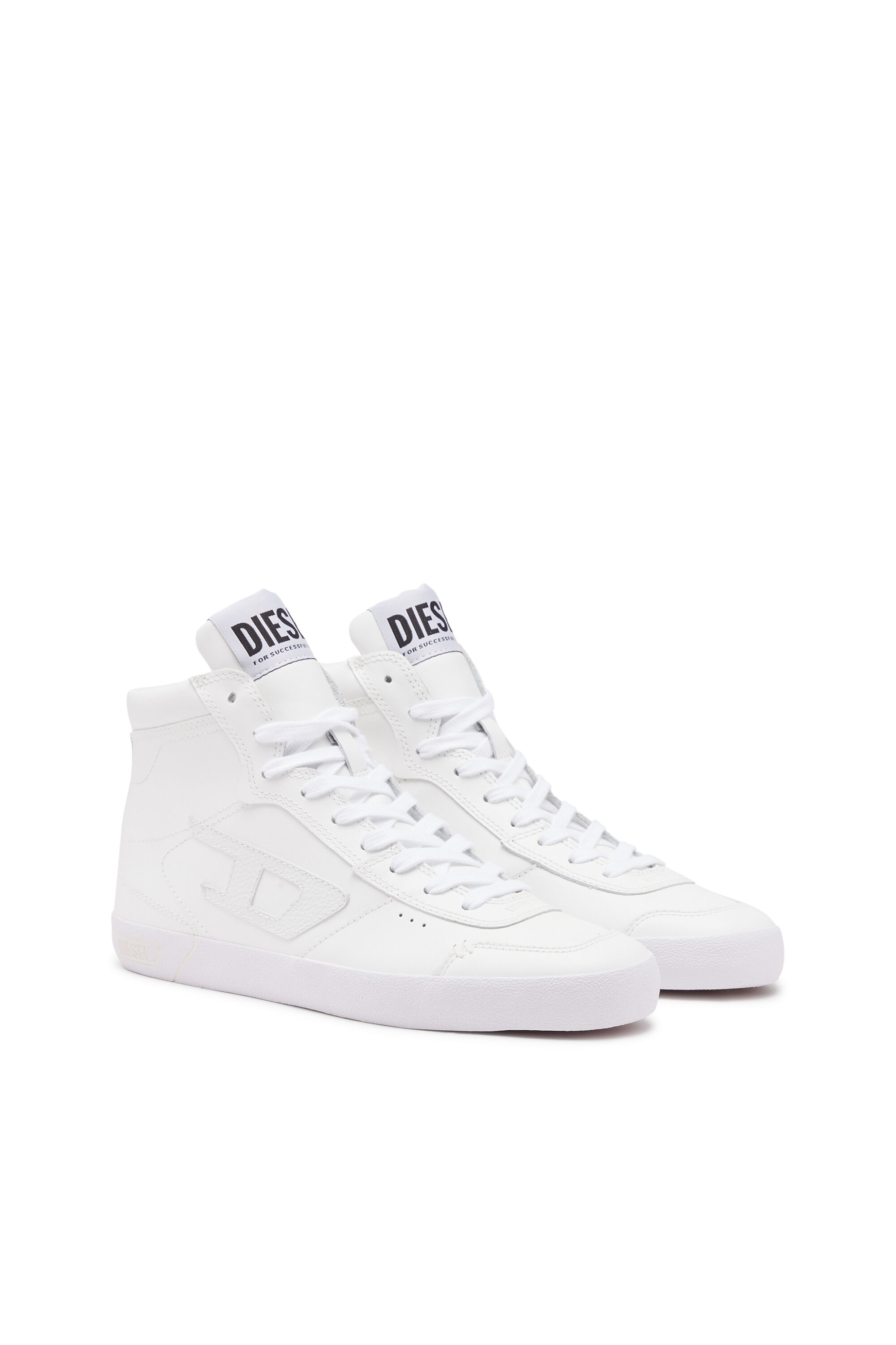 Men s S Leroji Mid Leather high top sneakers White Diesel