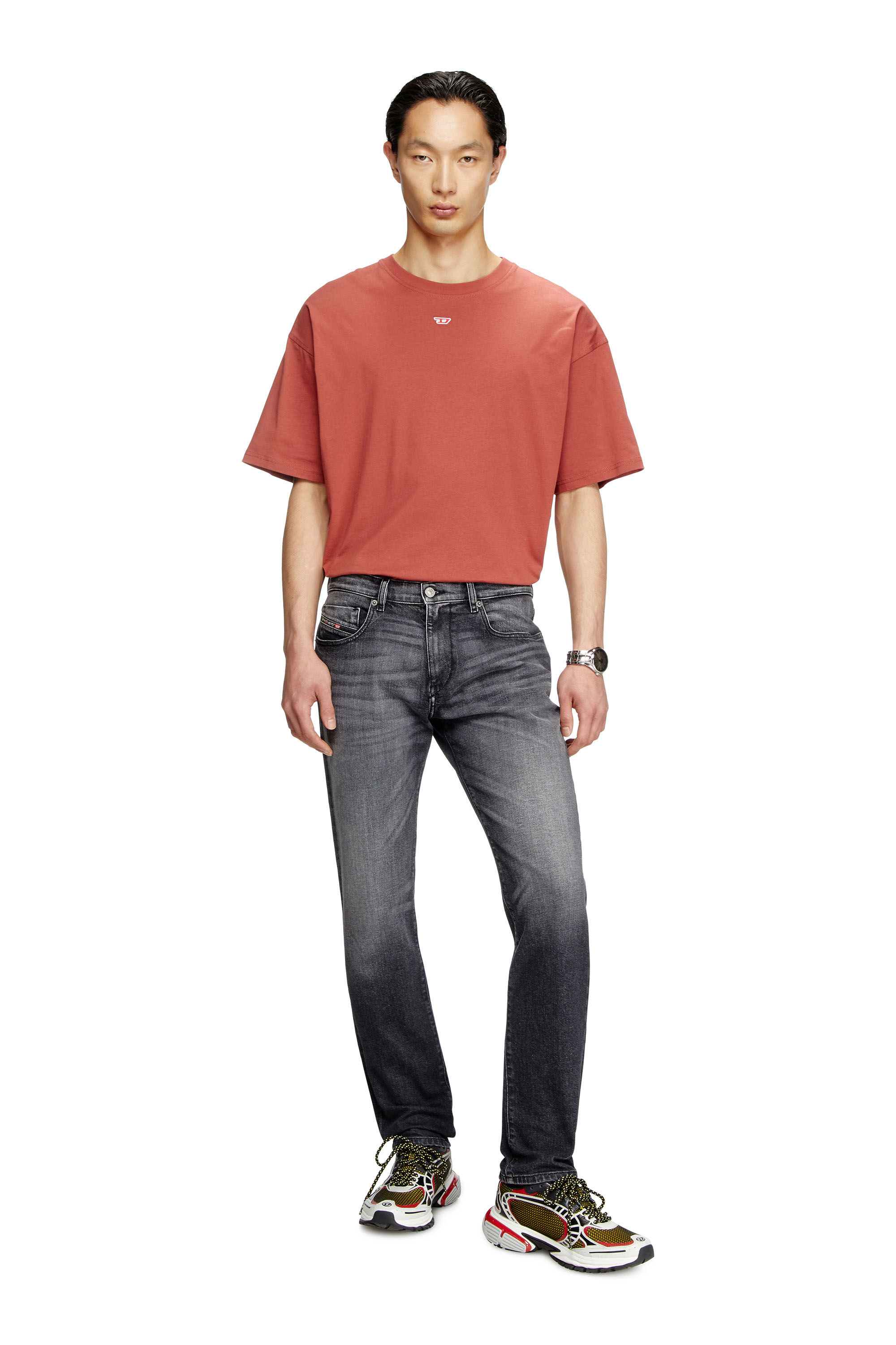 Men's Slim Jeans | Black/Dark grey | Diesel 2019 D-Strukt