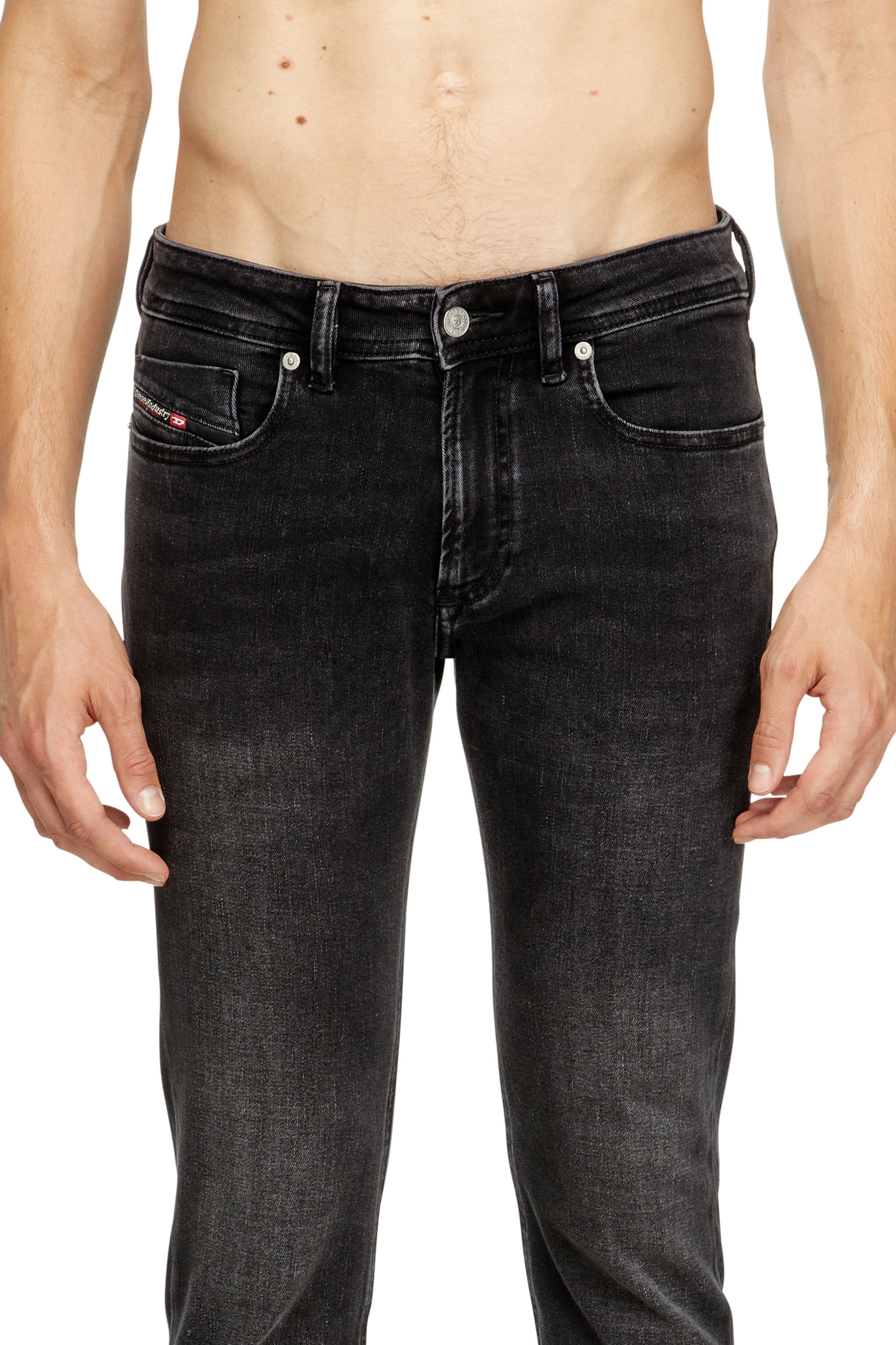 DIESEL　SLEENKER　00S7VG　28　ボタンフライ　スキニースリム Men's Skinny Jeans | Black/Dark grey | Diesel 1979 Sleenker
