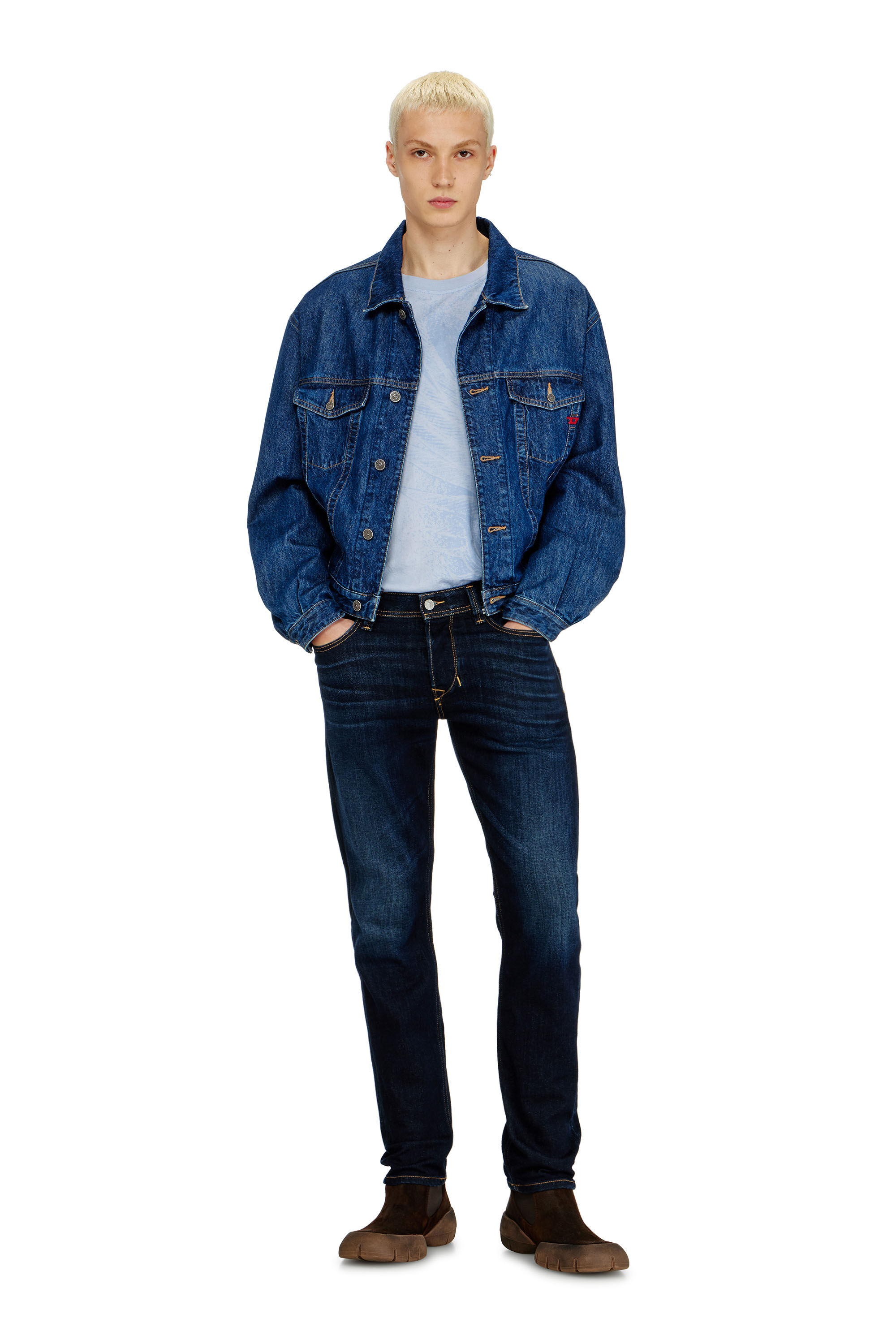 Men's Regular Jeans | Low Waist 1986 Larkee-BeexDark Blue | Diesel TR