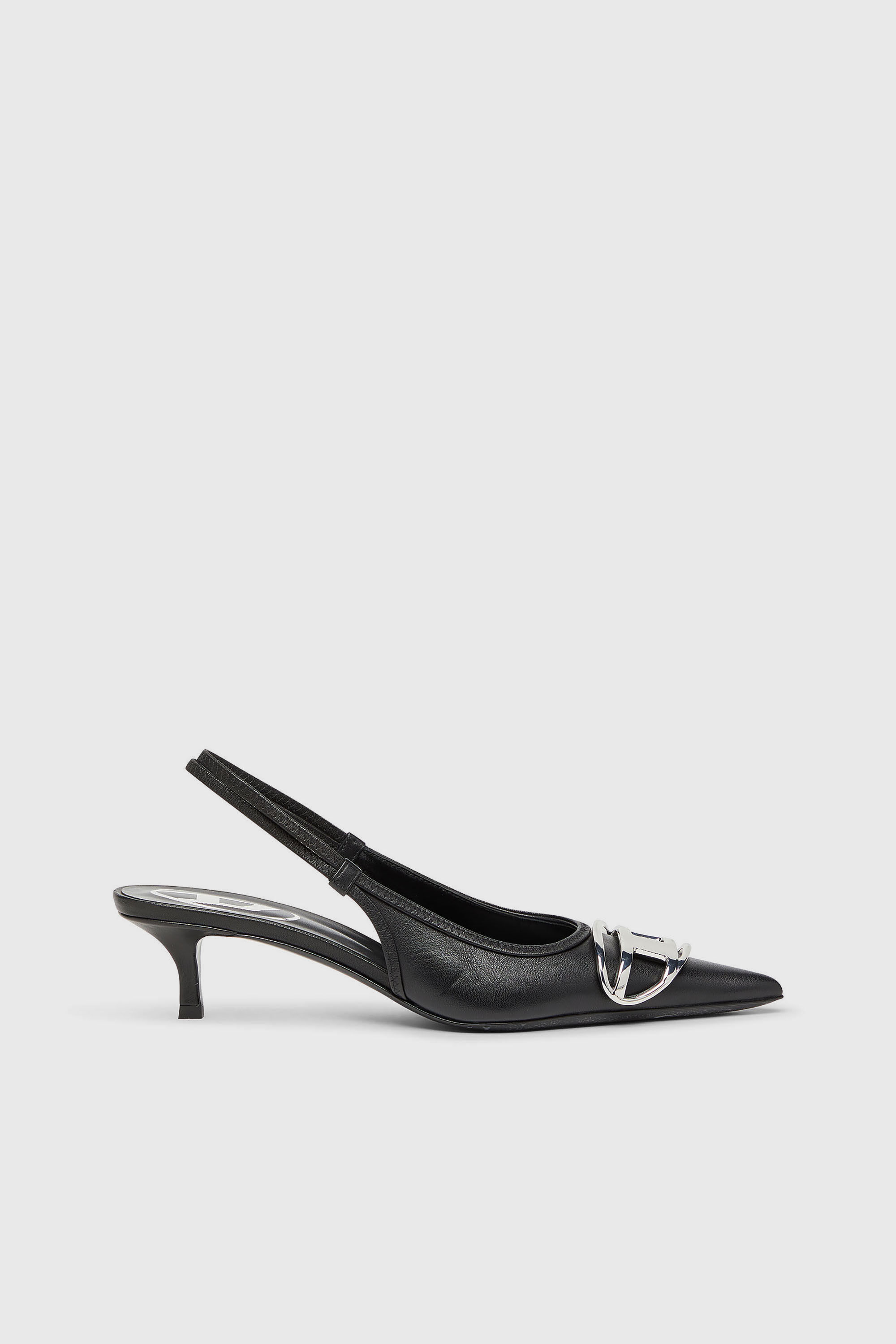 Women's D-Venus-Slingback pumps in nappa leather | Black | Diesel