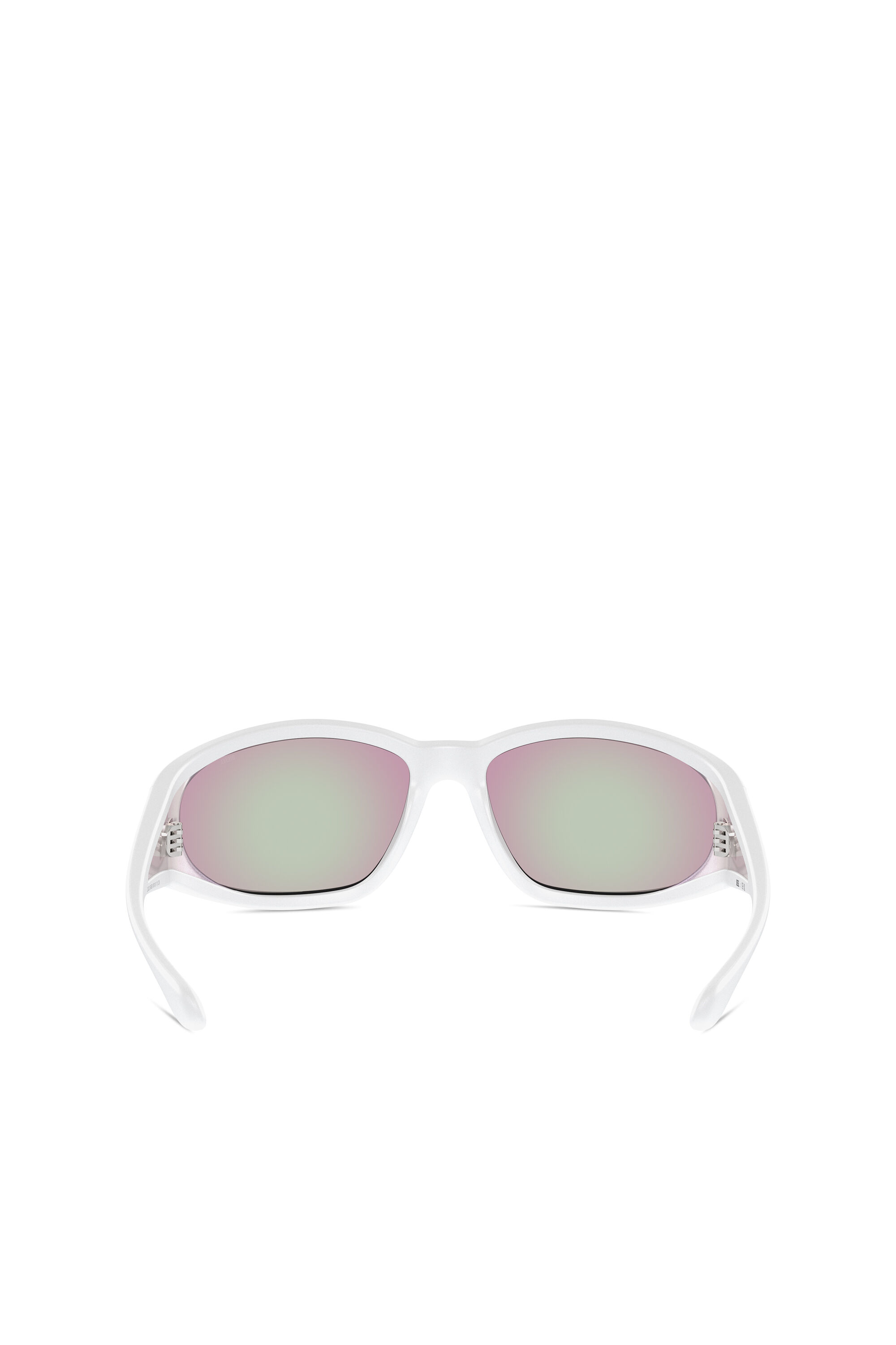 Women's Rectangular sunglasses in acetate | White | Diesel