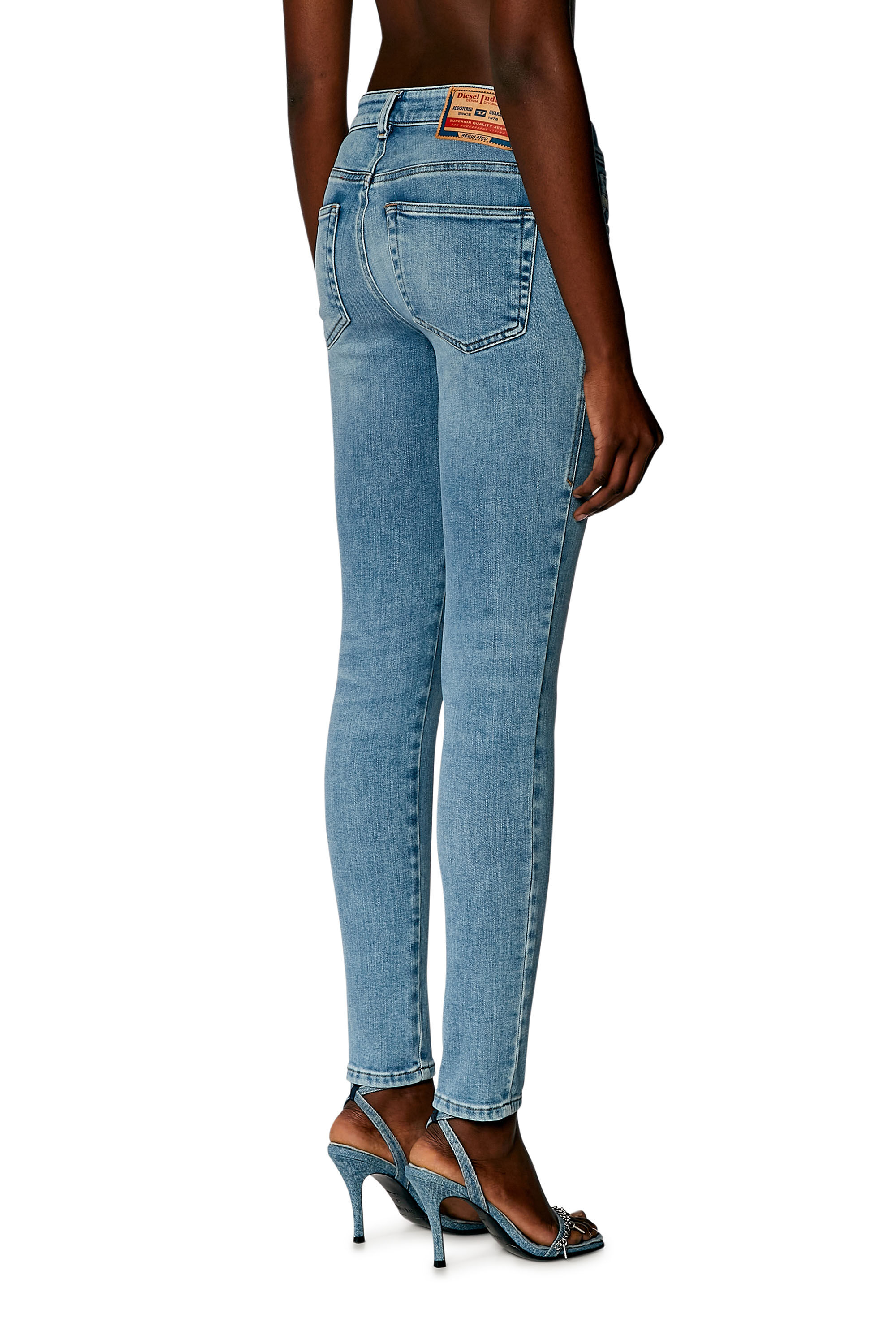 Women's Skinny Jeans | Light Blue | Diesel 2017 Slandy