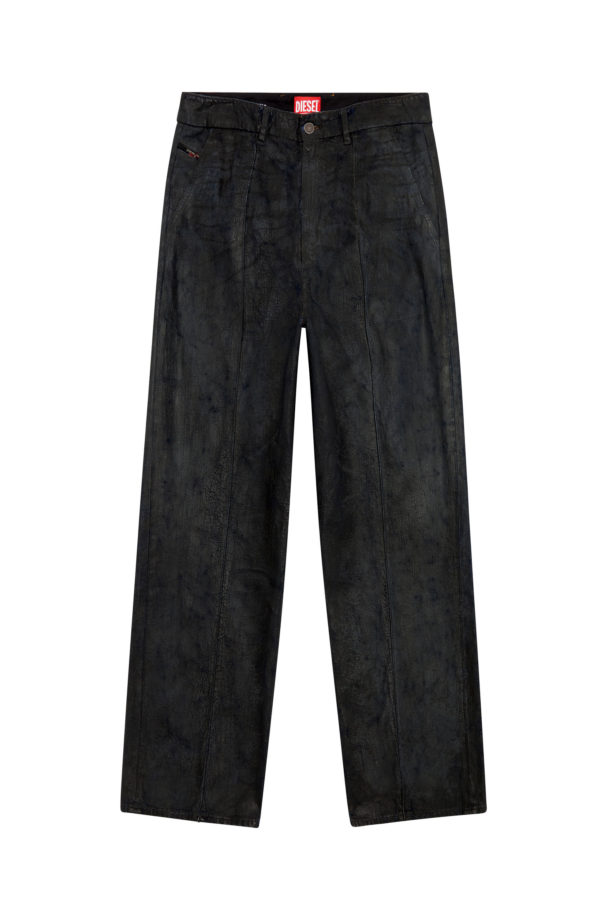 Men's Straight Jeans | Black/Dark grey | Diesel D-Chino-Work