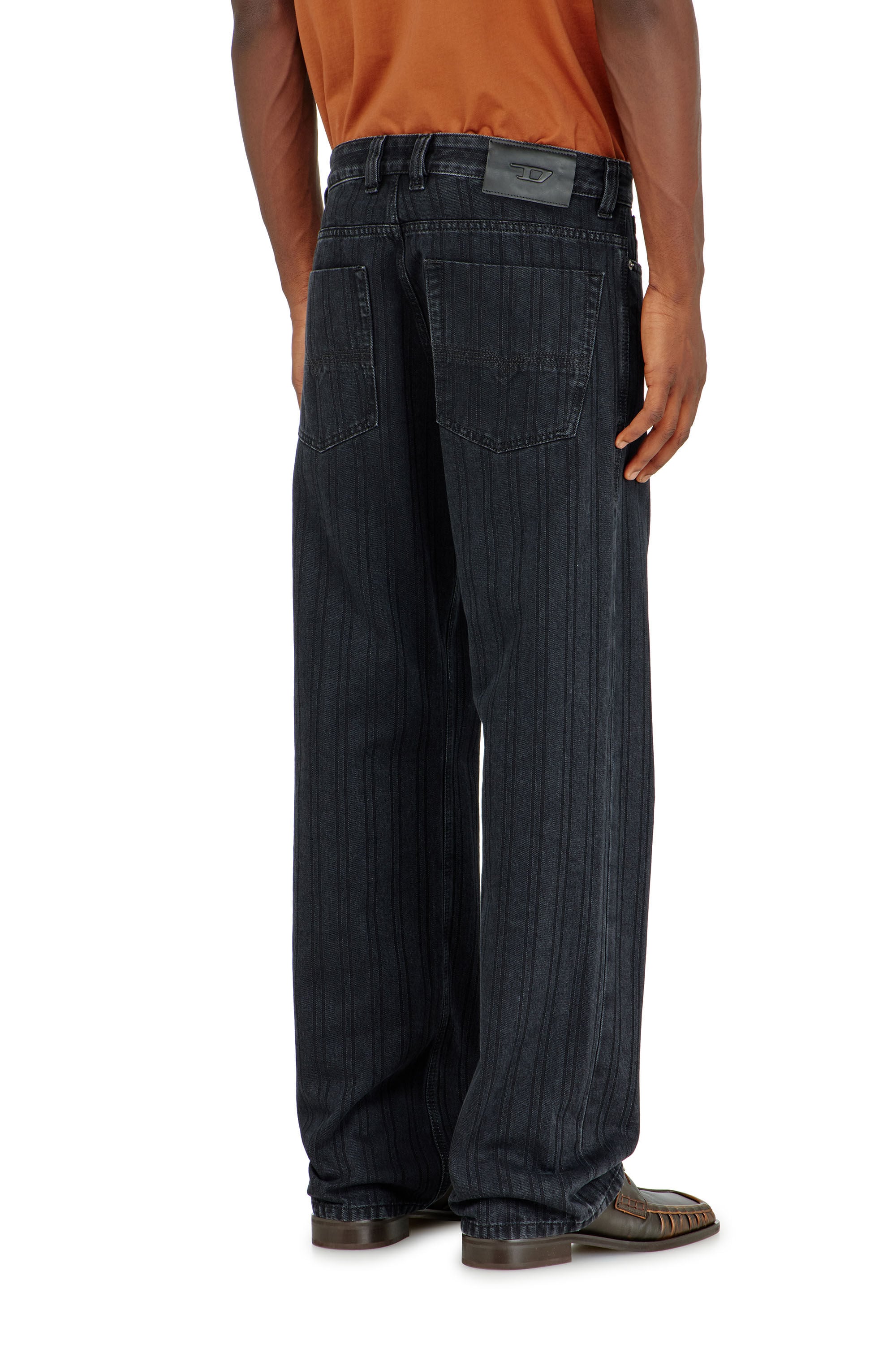 Diesel - Man's Relaxed Jeans 1980 D-Eeper 09Q12, Black/Dark grey - 5