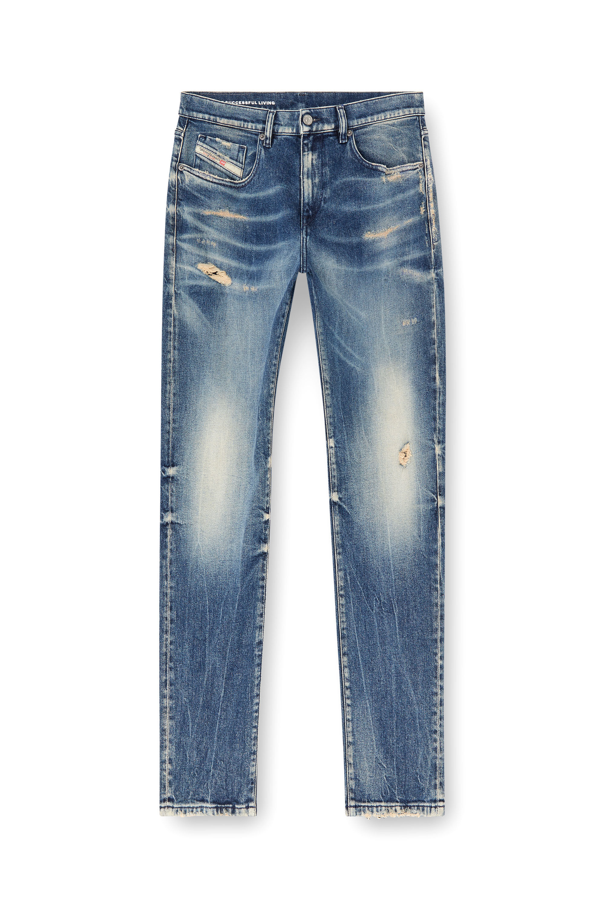 DIESEL ディーゼル メンズ デニム ダメージ ストレッチ ジーンズ