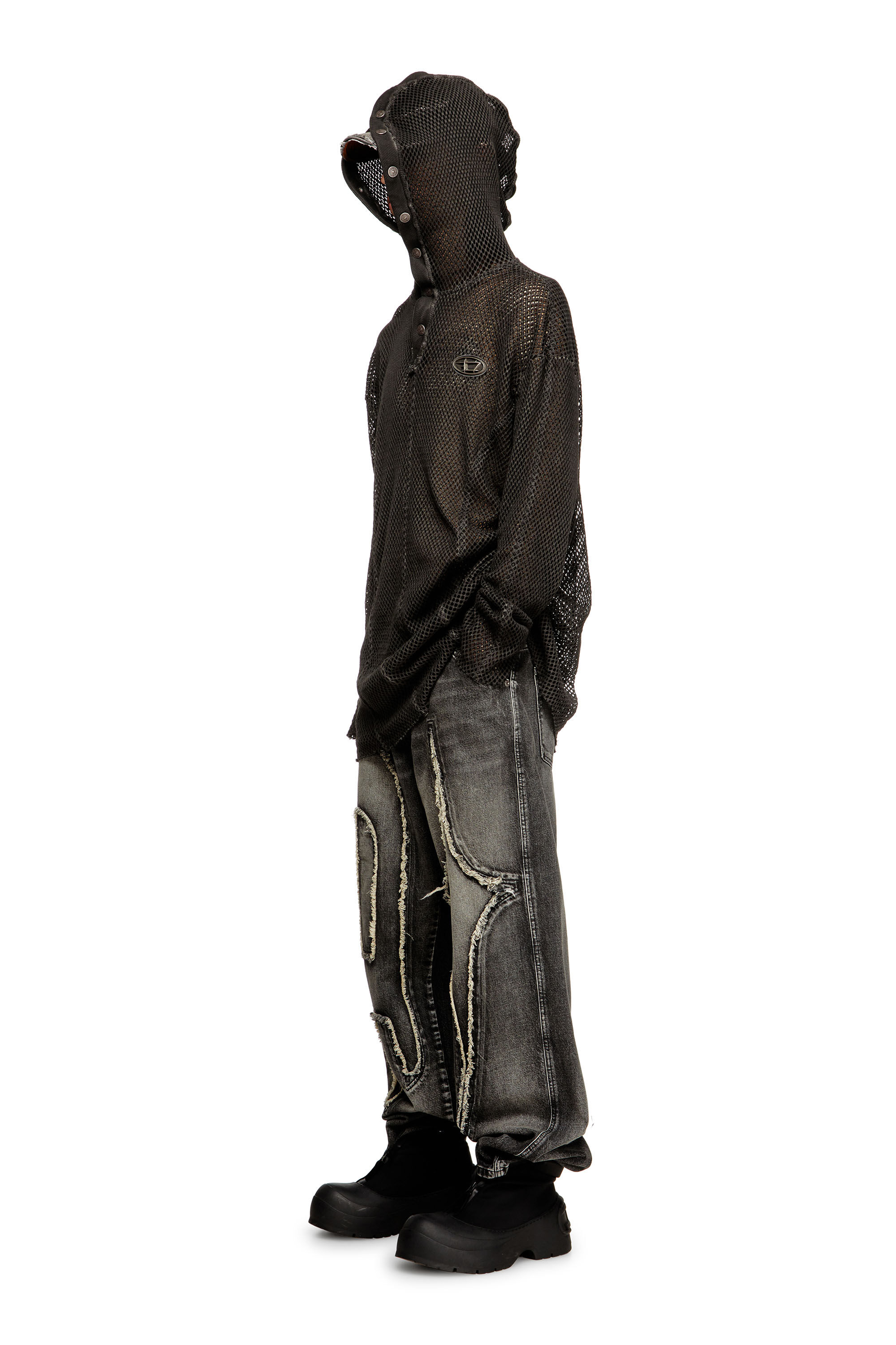 S-THUG-FISHNET, Black