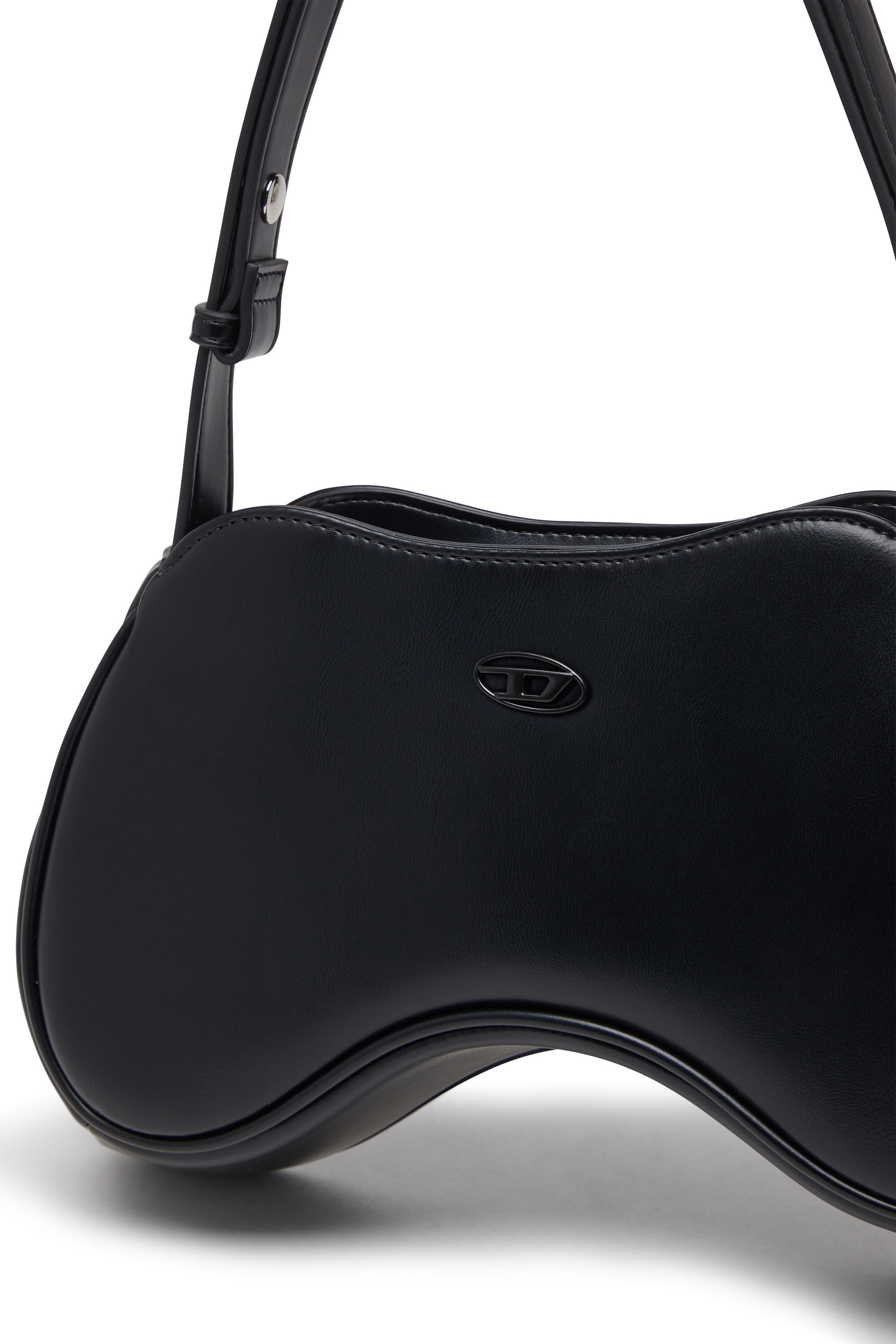 DIESEL PLAY SHOULDER BAG PUレザー バッグ Diesel Play Shoulder Bag | Black | FARFETCH