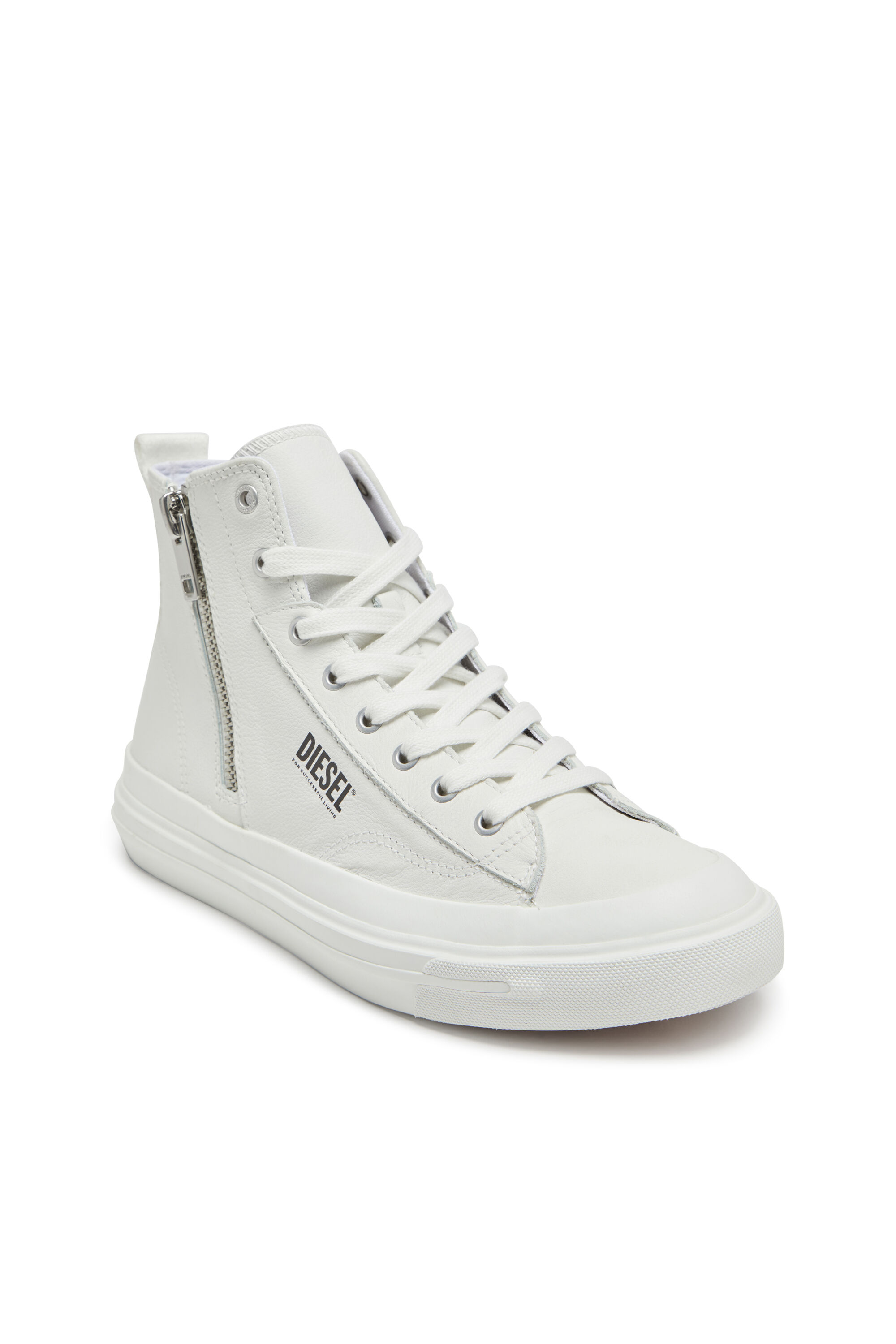 Men's S-Athos Dv Mid - High-top sneakers with side zip | White 