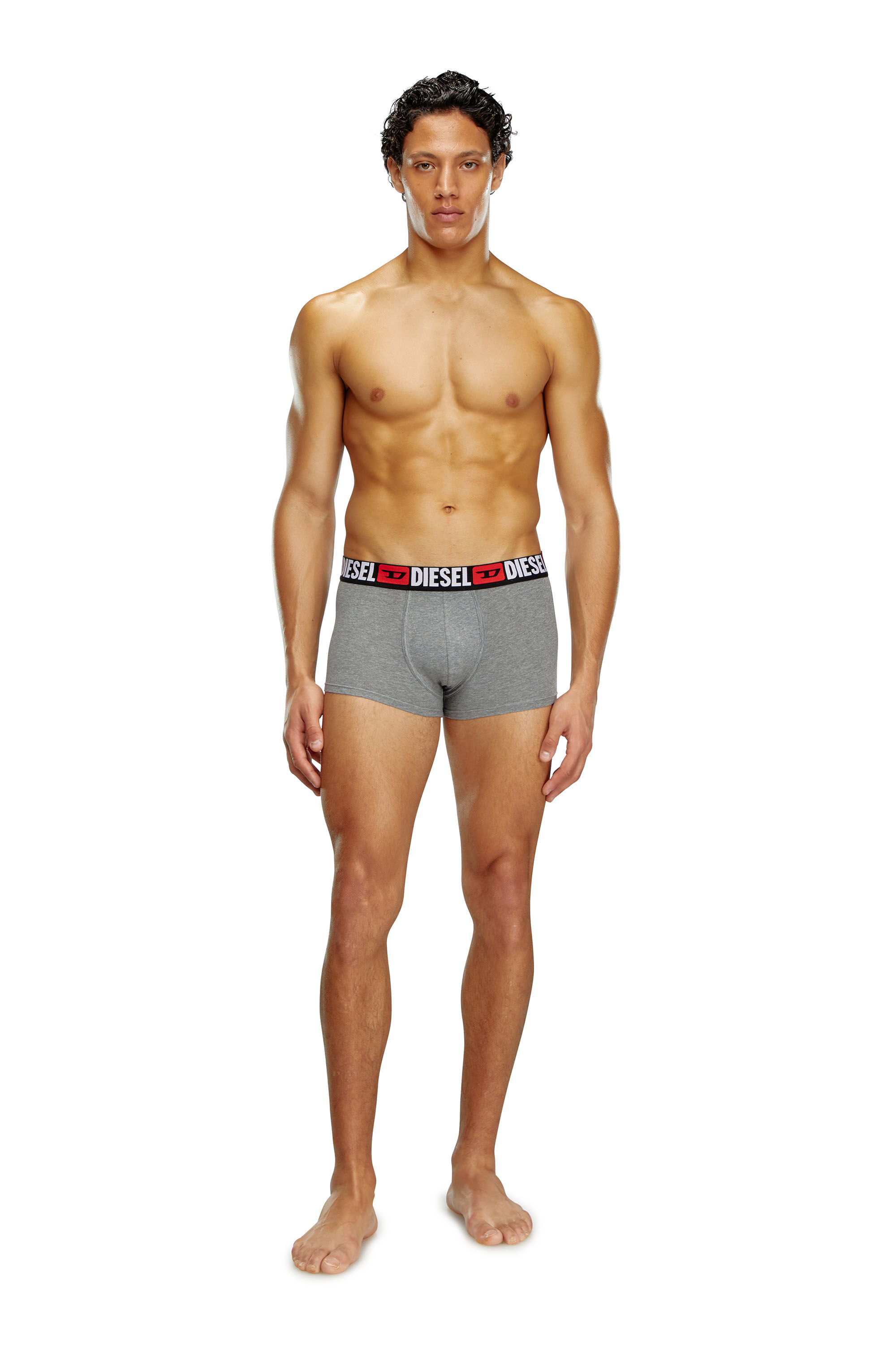 Men's 3-pack boxer briefs plain and camo | Green | Diesel
