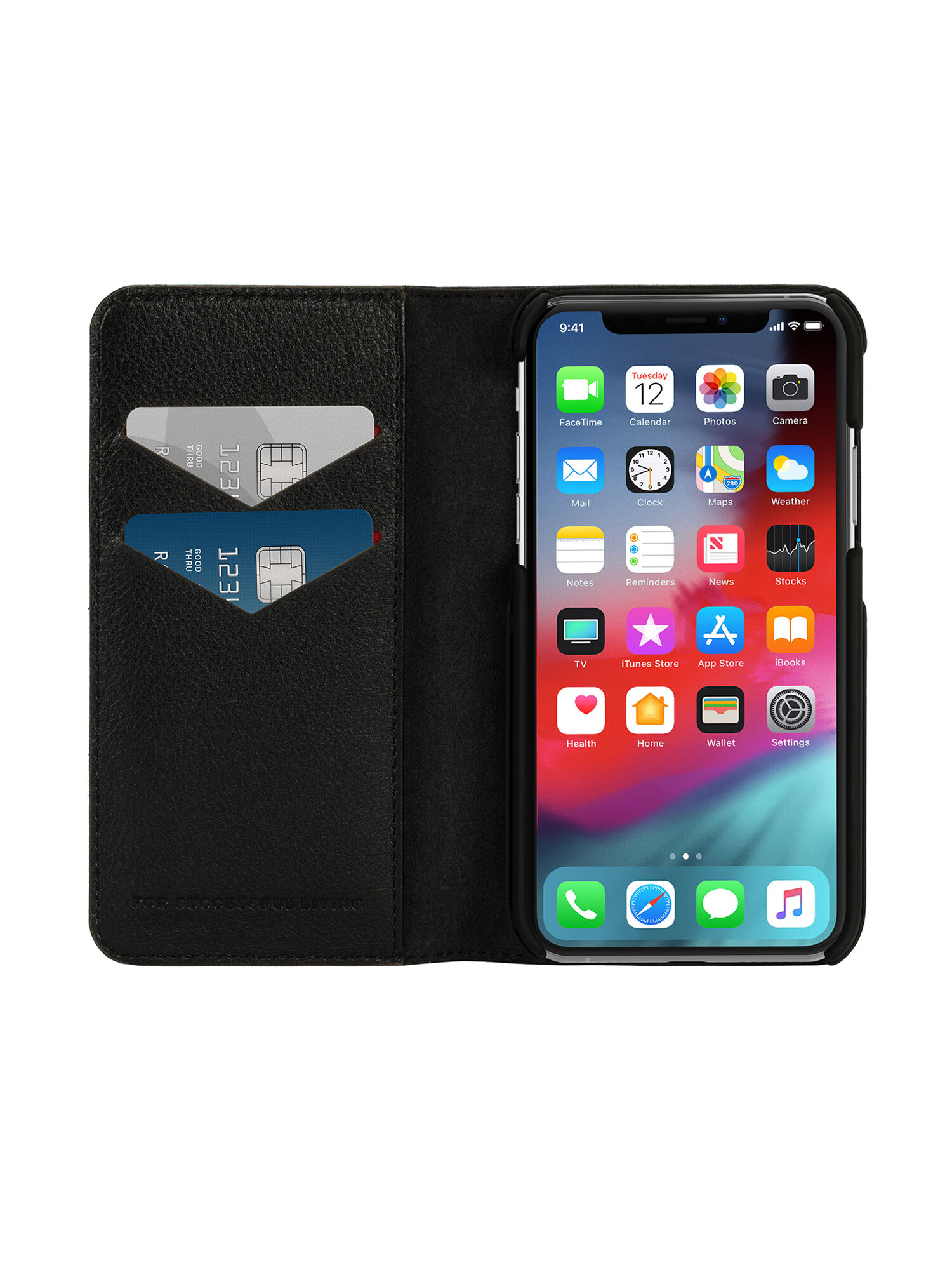 DIESEL 2-IN-1 FOLIO CASE FOR IPHONE XS & IPHONE X, 