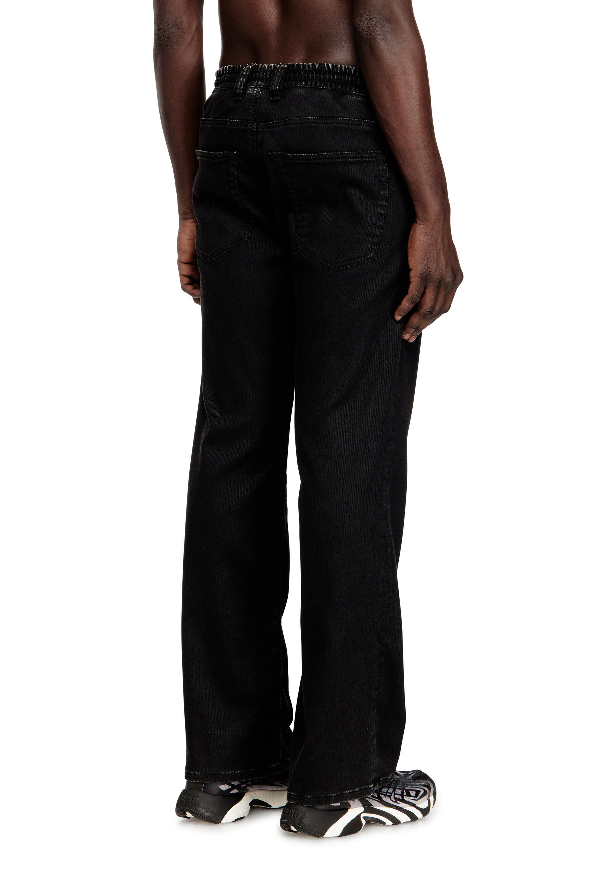   Jeans ブラック タンクトップ クロスネックリブタンクトップ[品番：AMTW0008995]｜JUNOAH（ジュノア