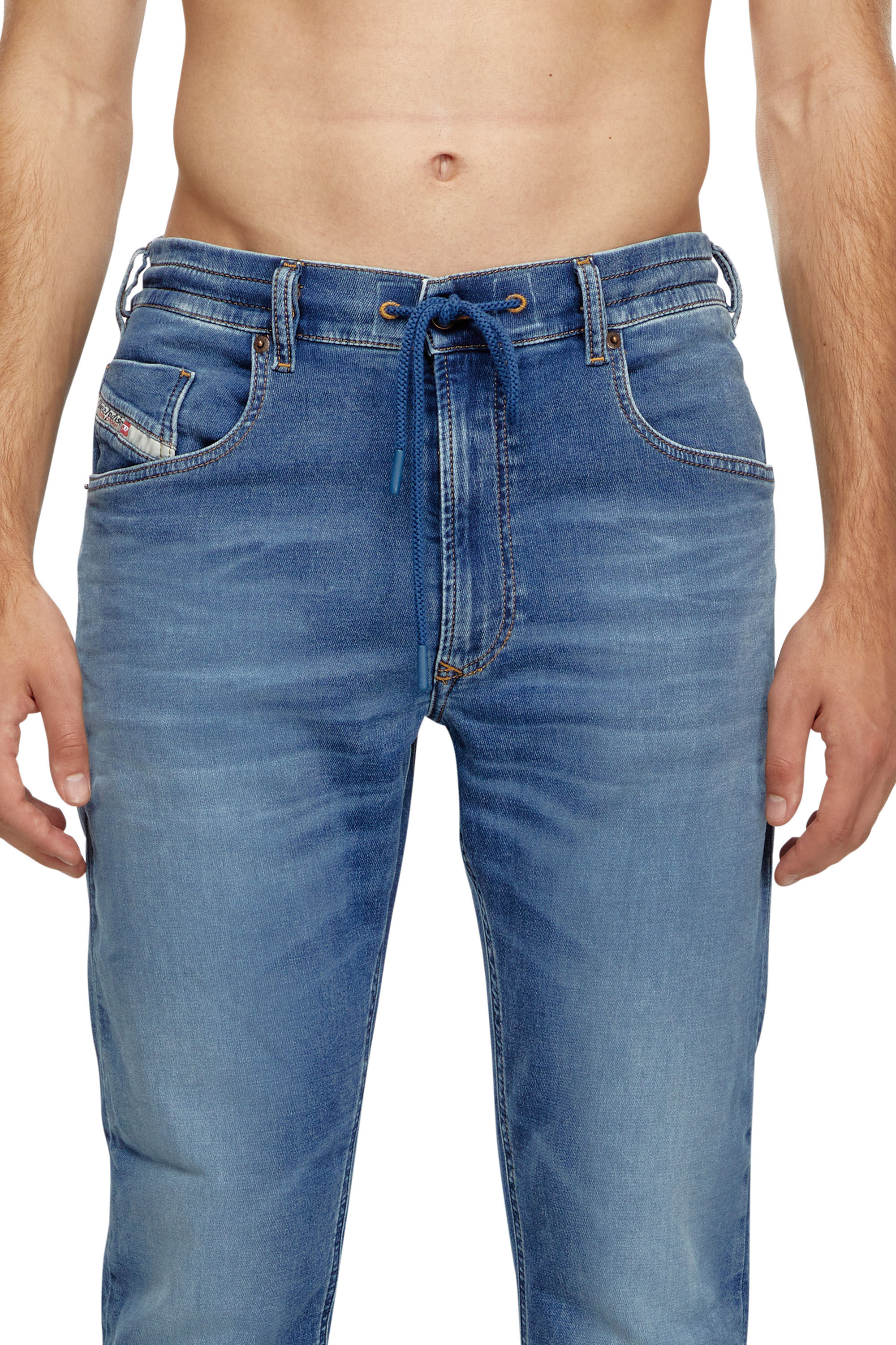 よし Men's Regular Jeans | Medium blue | Diesel 2030 D-Krooley Joggjeans®