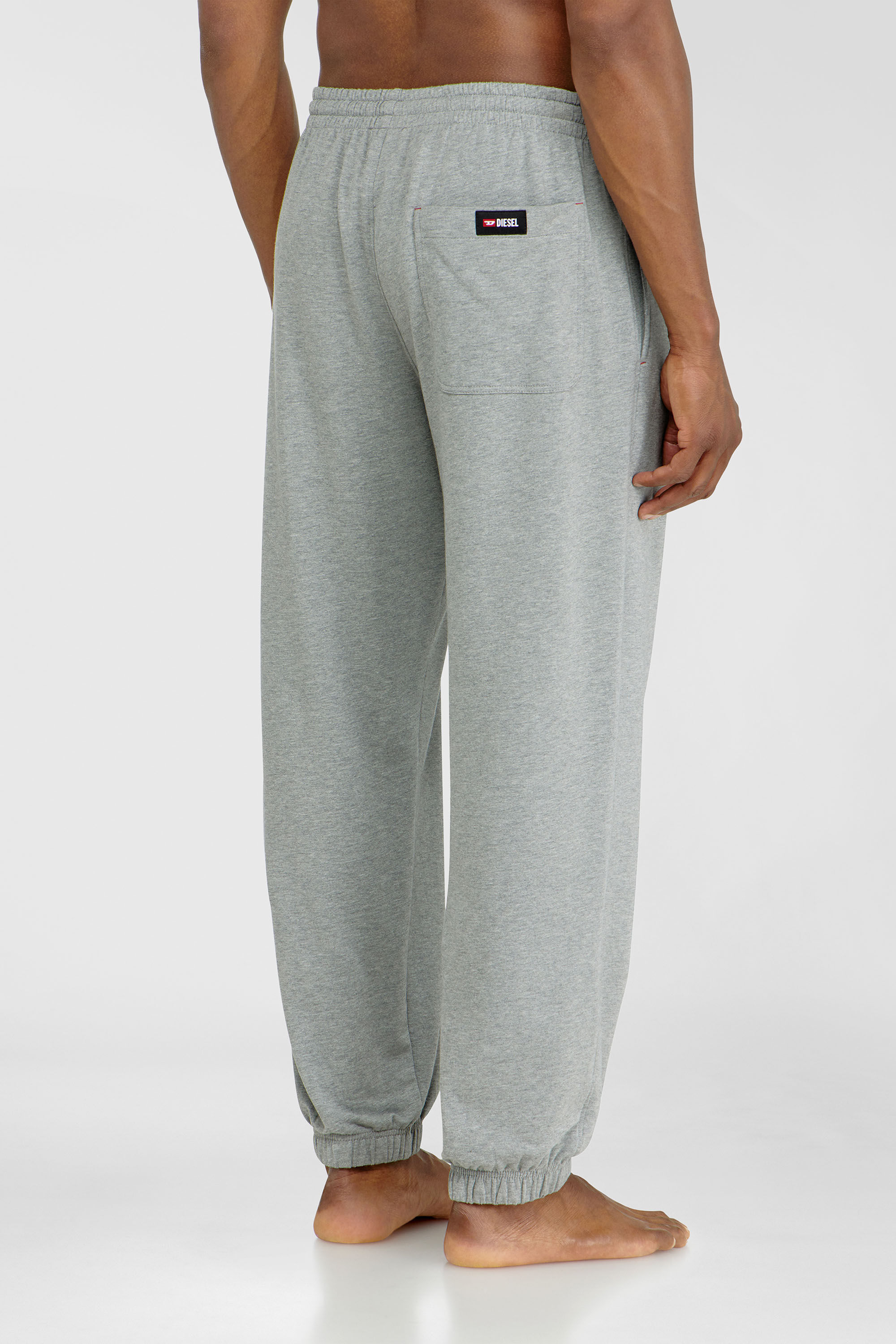 Diesel - LENNY-D-CORE, Man's Sweatpants in peached cotton blend in Grey - 2