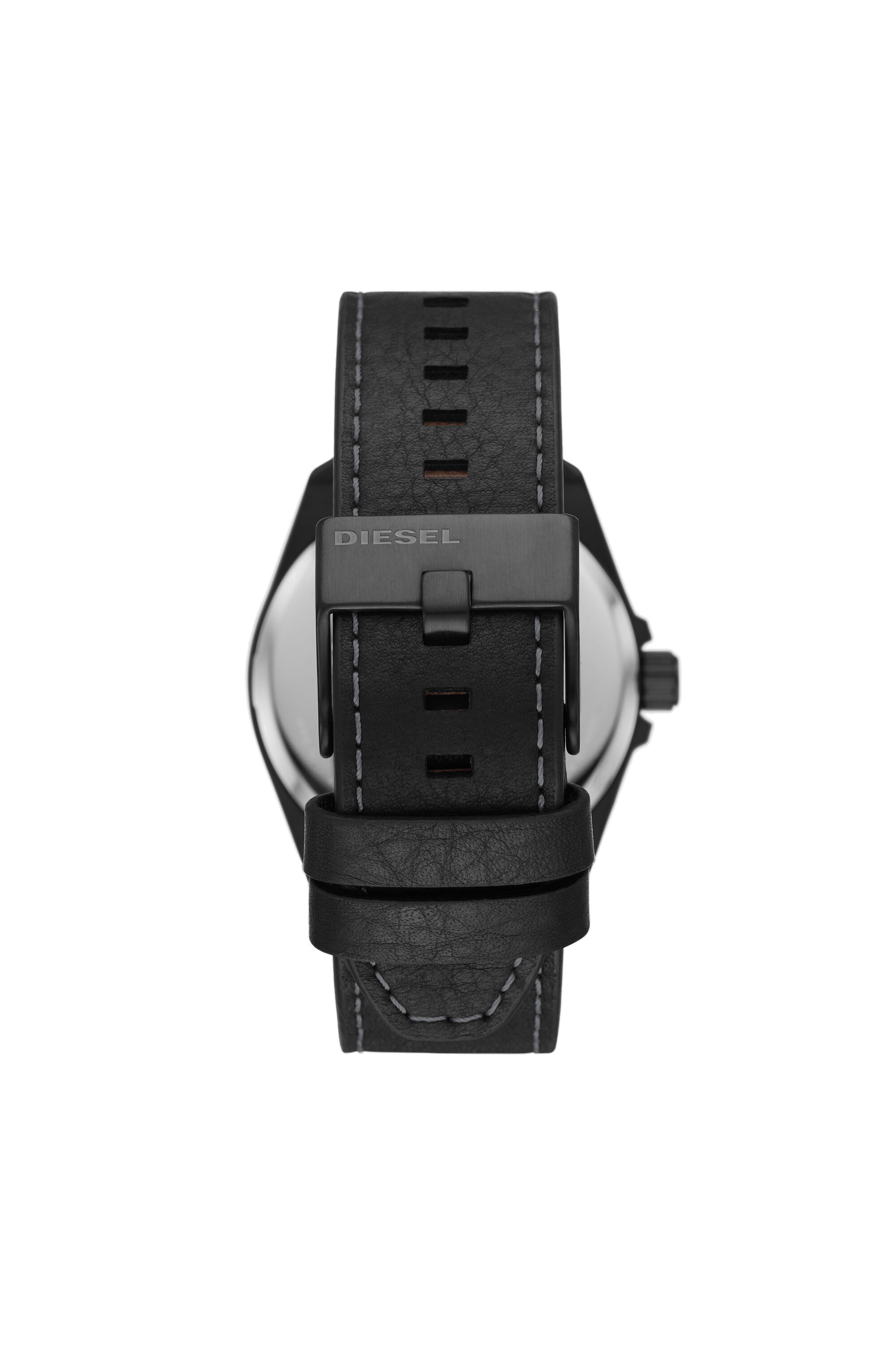 リアル leather black date three-hand MS9 Man: DZ1945 watch Diesel | 男性用