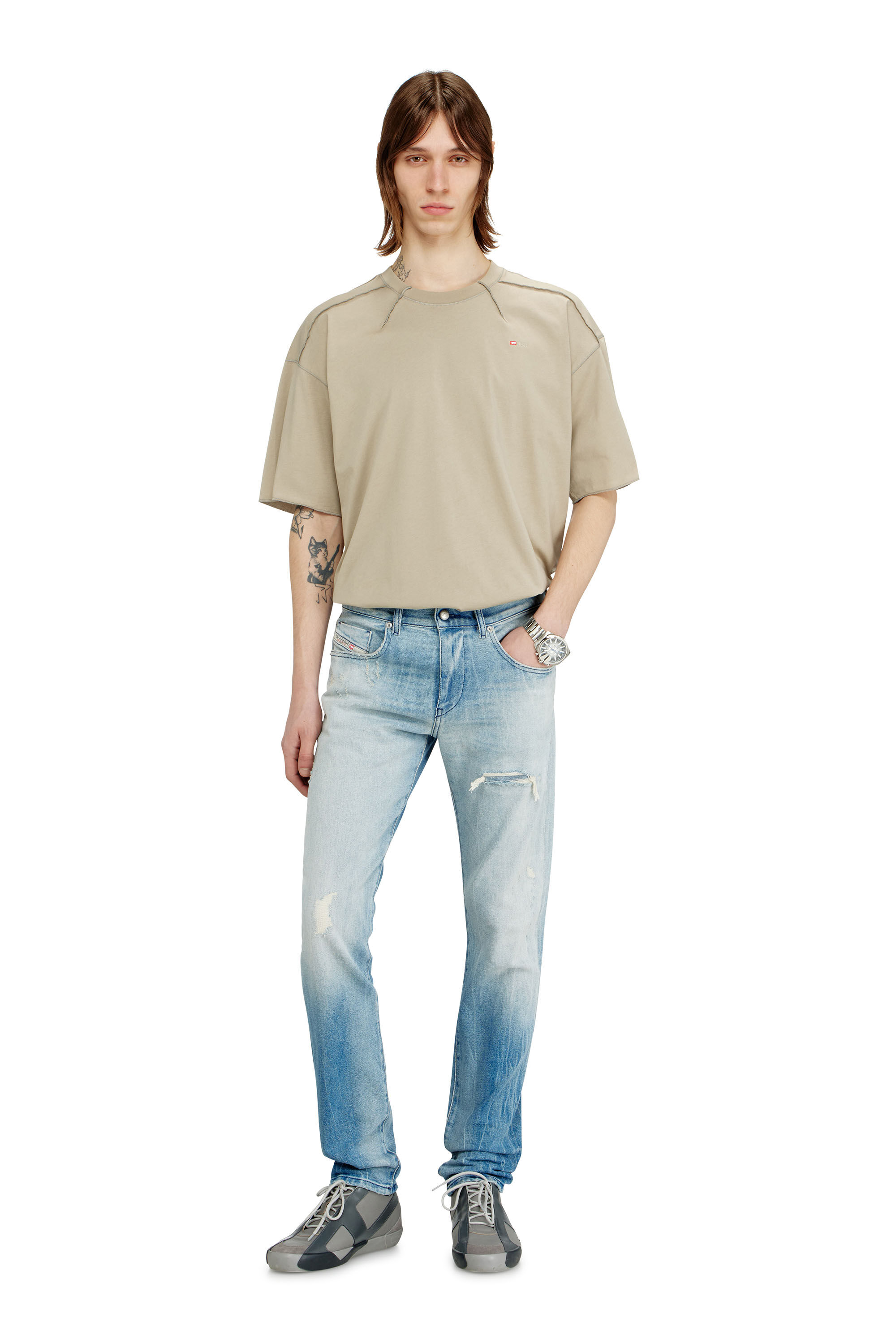 新品　ディーゼル　2019 D-STRUKT　ジーンズ　38　スリムスタイル Men's Slim Jeans | Regular Waist 2019 D-StruktLight Blue | Diesel TR