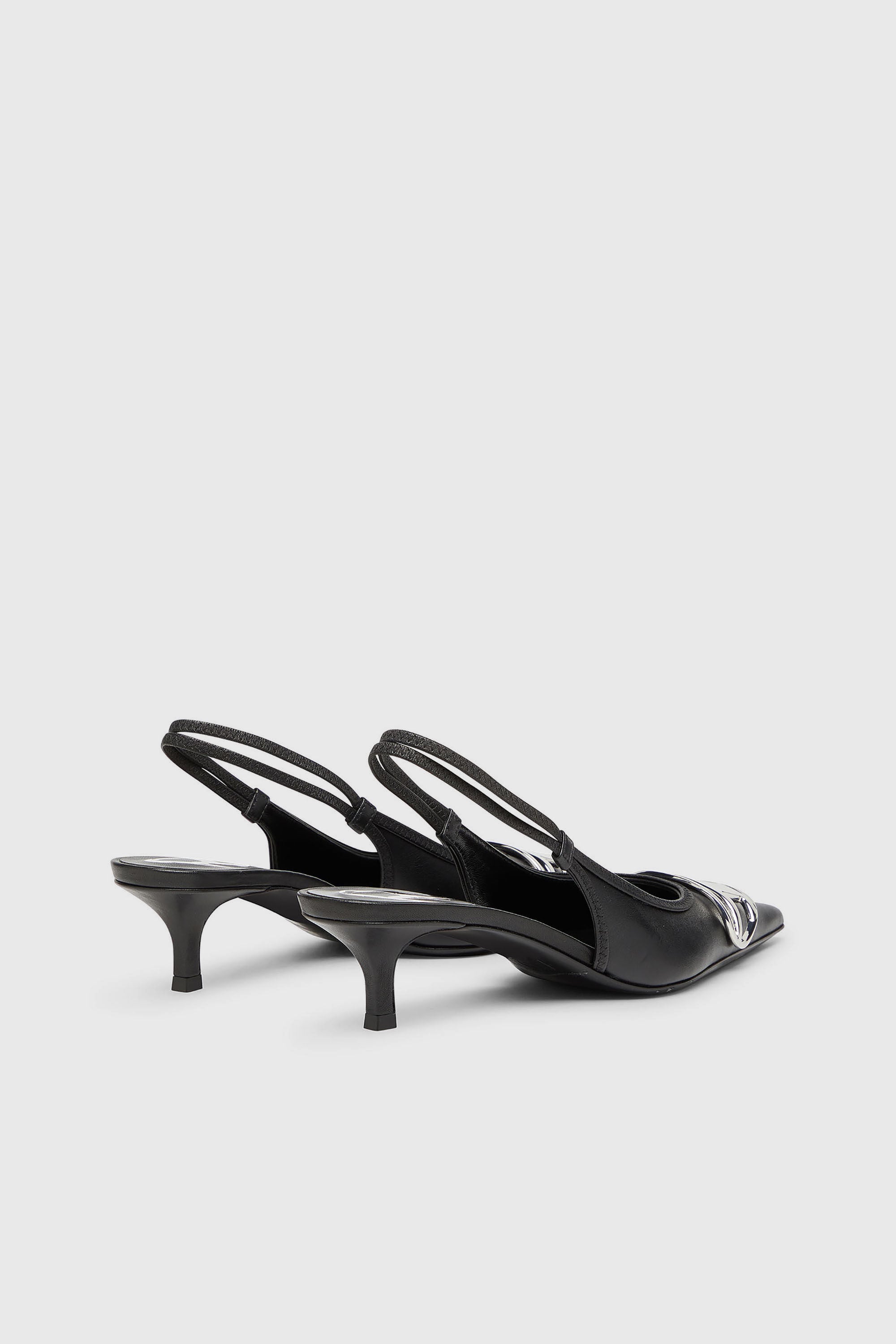 Women's D-Venus-Slingback pumps in nappa leather | Black | Diesel