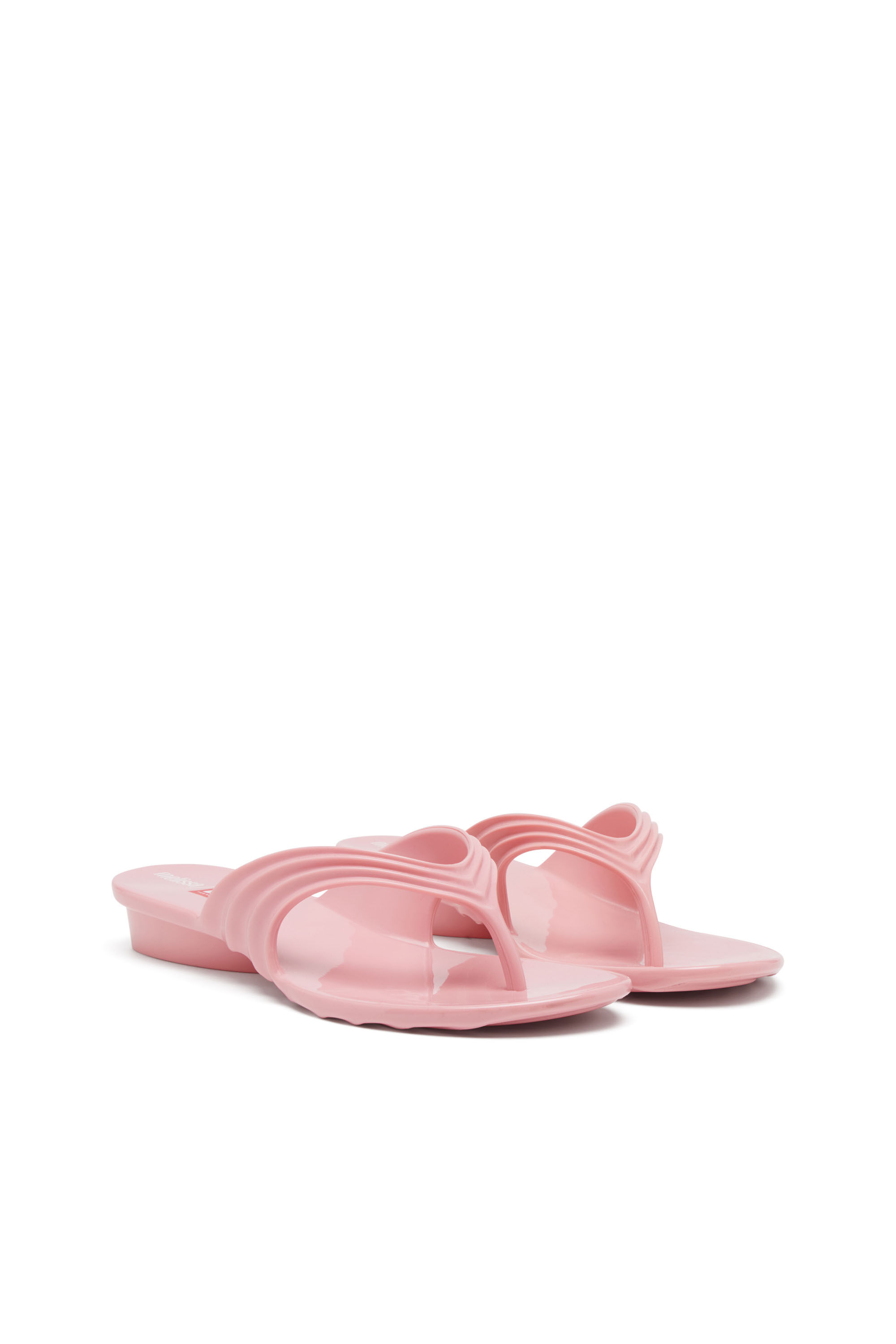 Diesel - MELISSA QUANTUM THONG, Woman's Sculptural flip-flops in Melflex&reg; in Pink - 2
