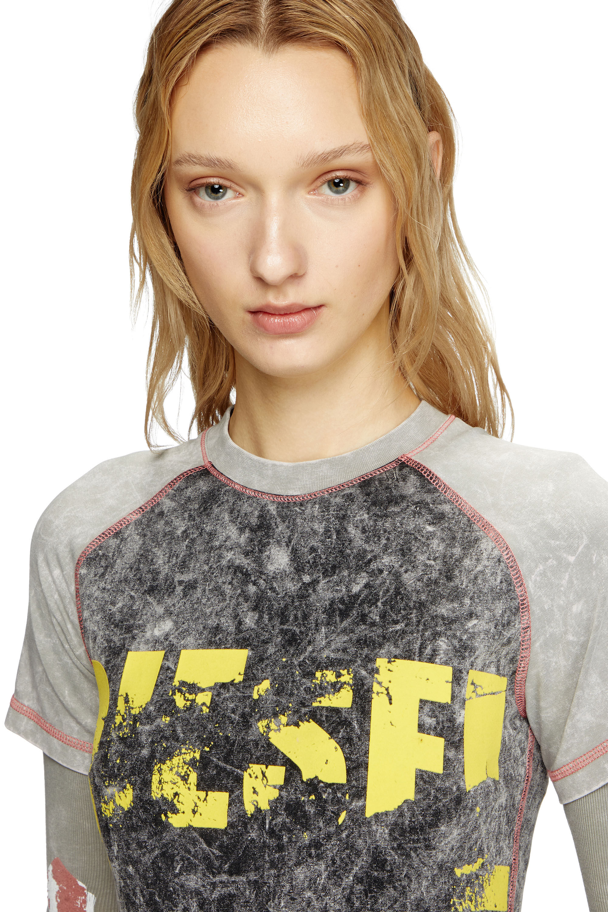 Women's Layered mini dress | Black | Diesel