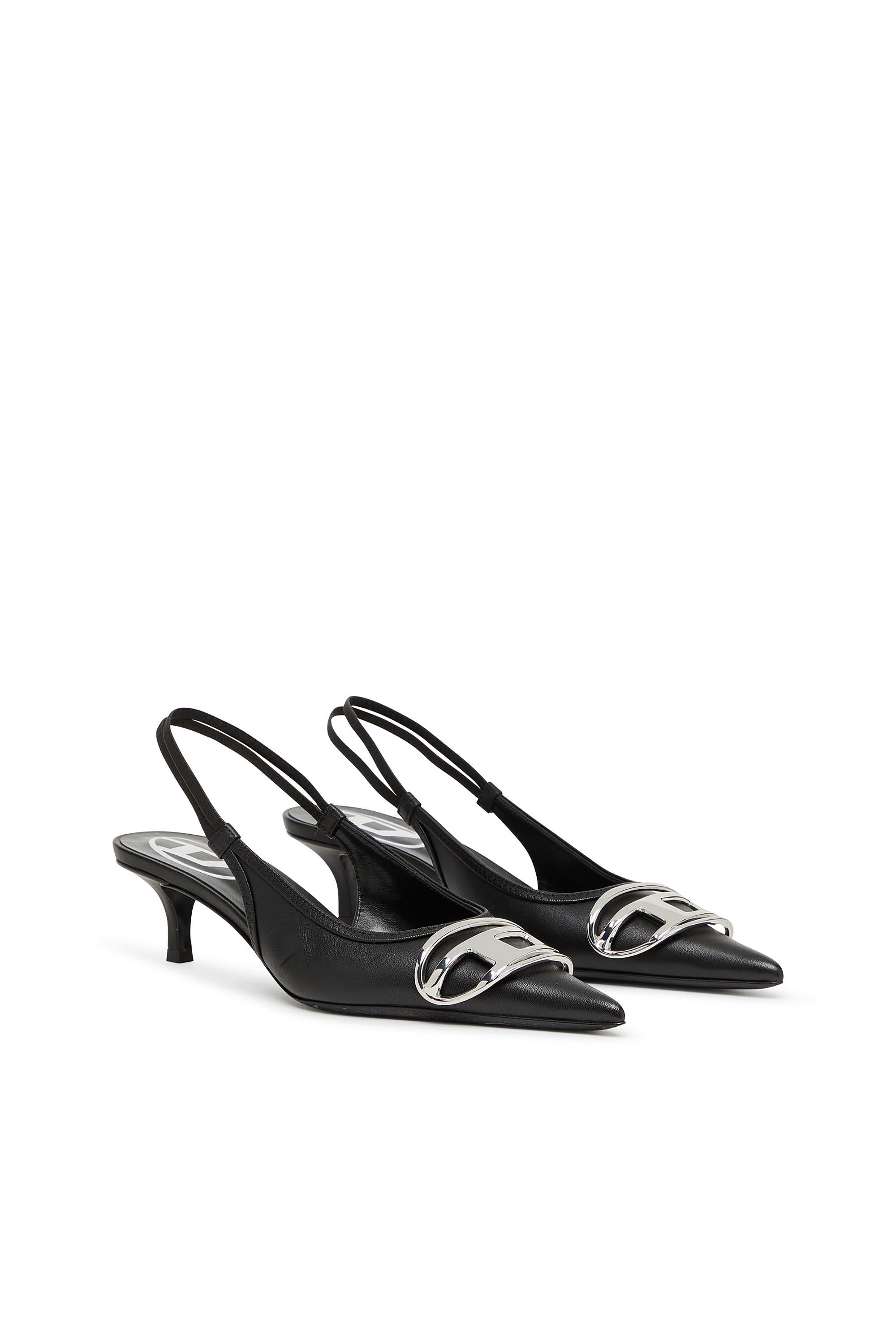 Women's D-Venus-Slingback pumps in nappa leather | Black