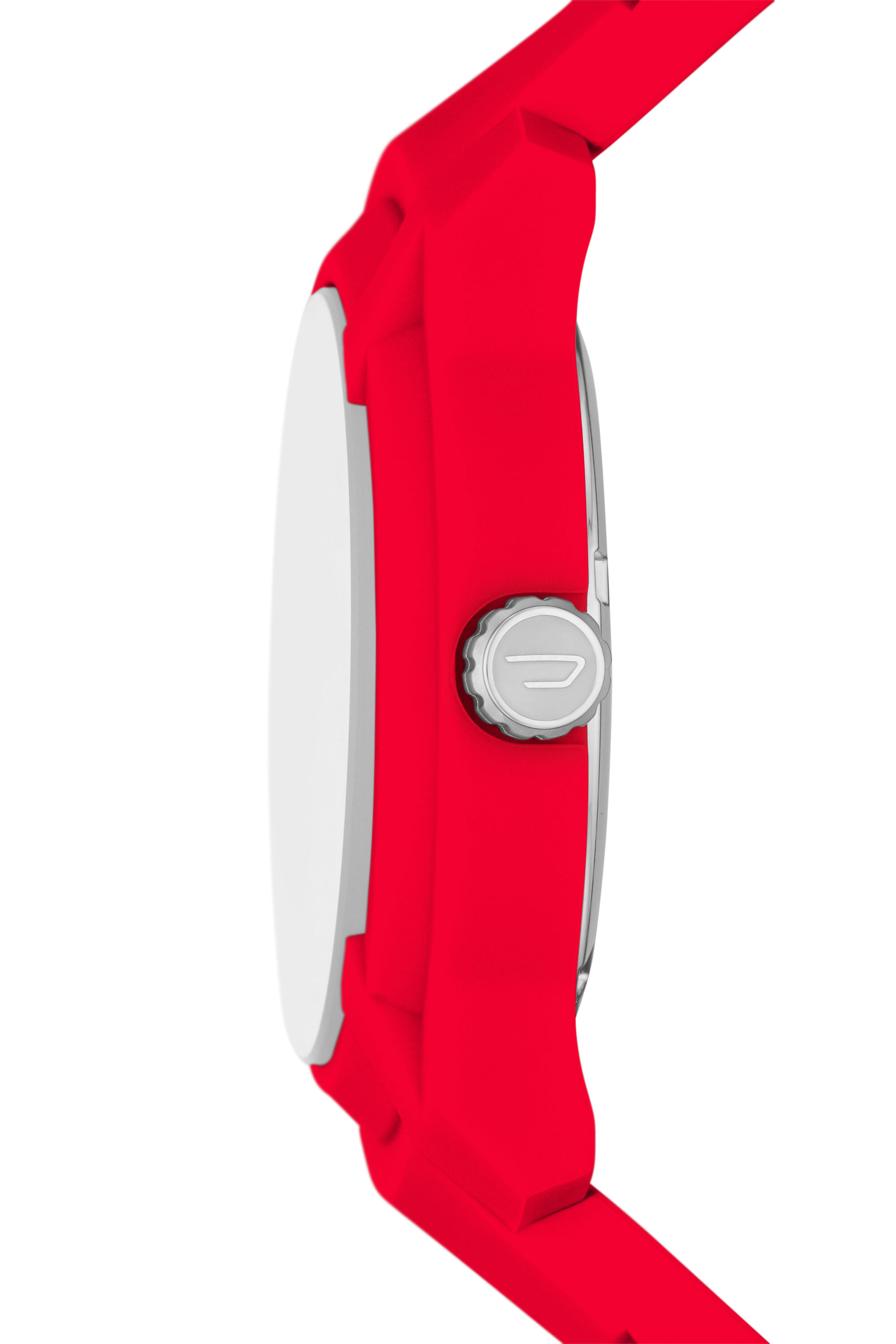 Diesel - DZ1979, Man's Armbar Silicone Watch and Bracelet Set in Red - 3