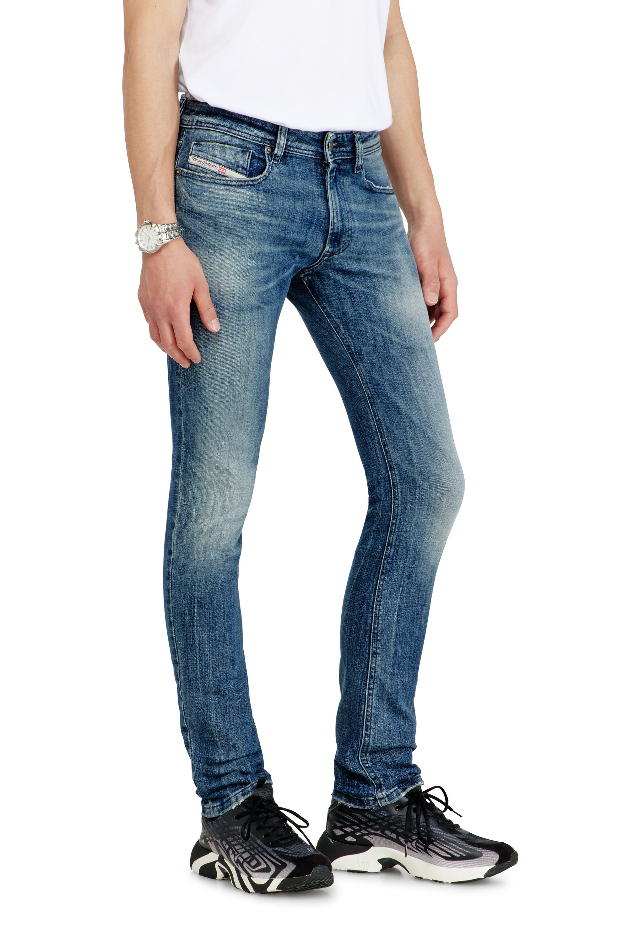 Diesel - Man's Skinny Jeans 1979 Sleenker 0KBBE, Medium blue - 7