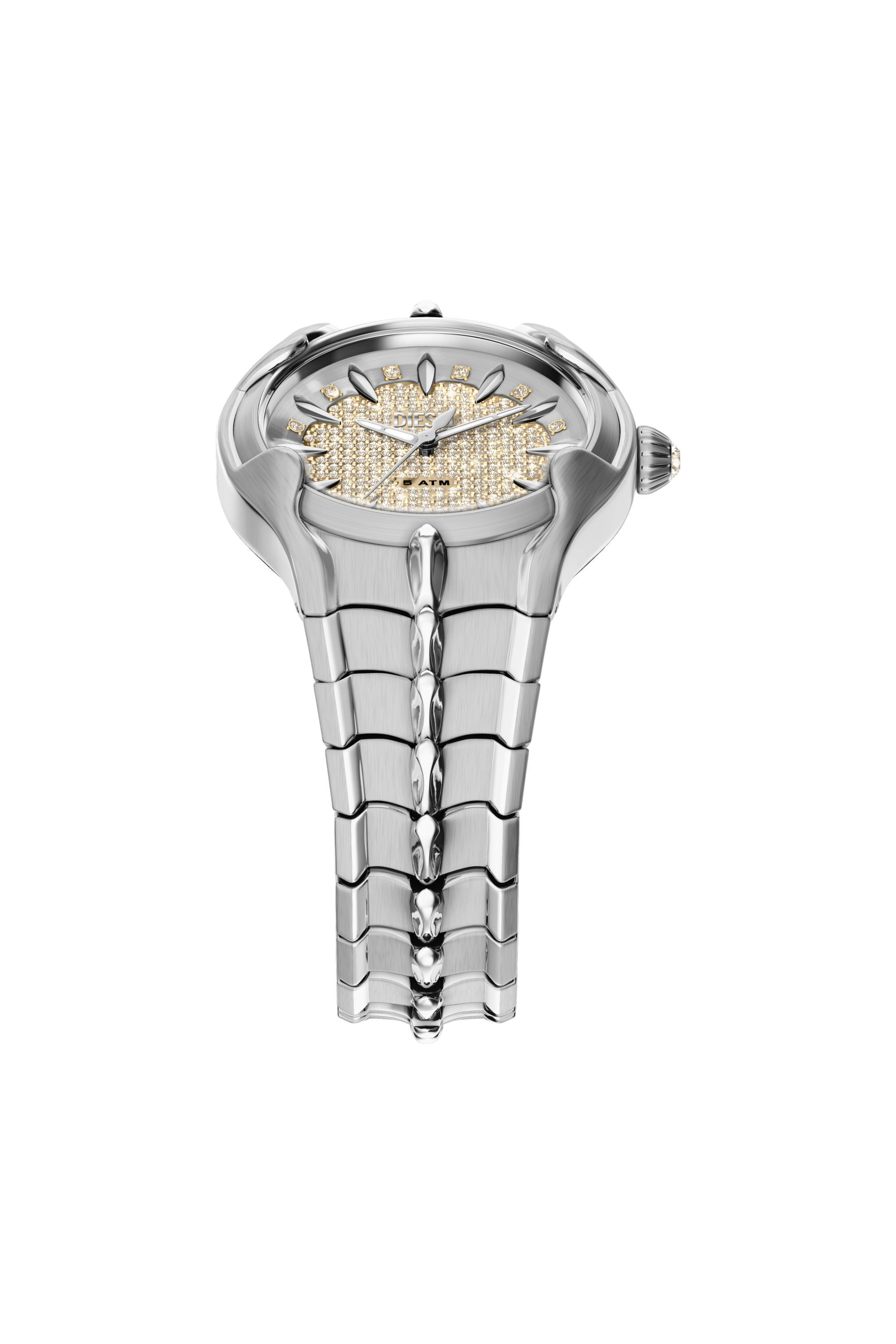 Men's Vert Stainless Steel Watch | Silver | Diesel