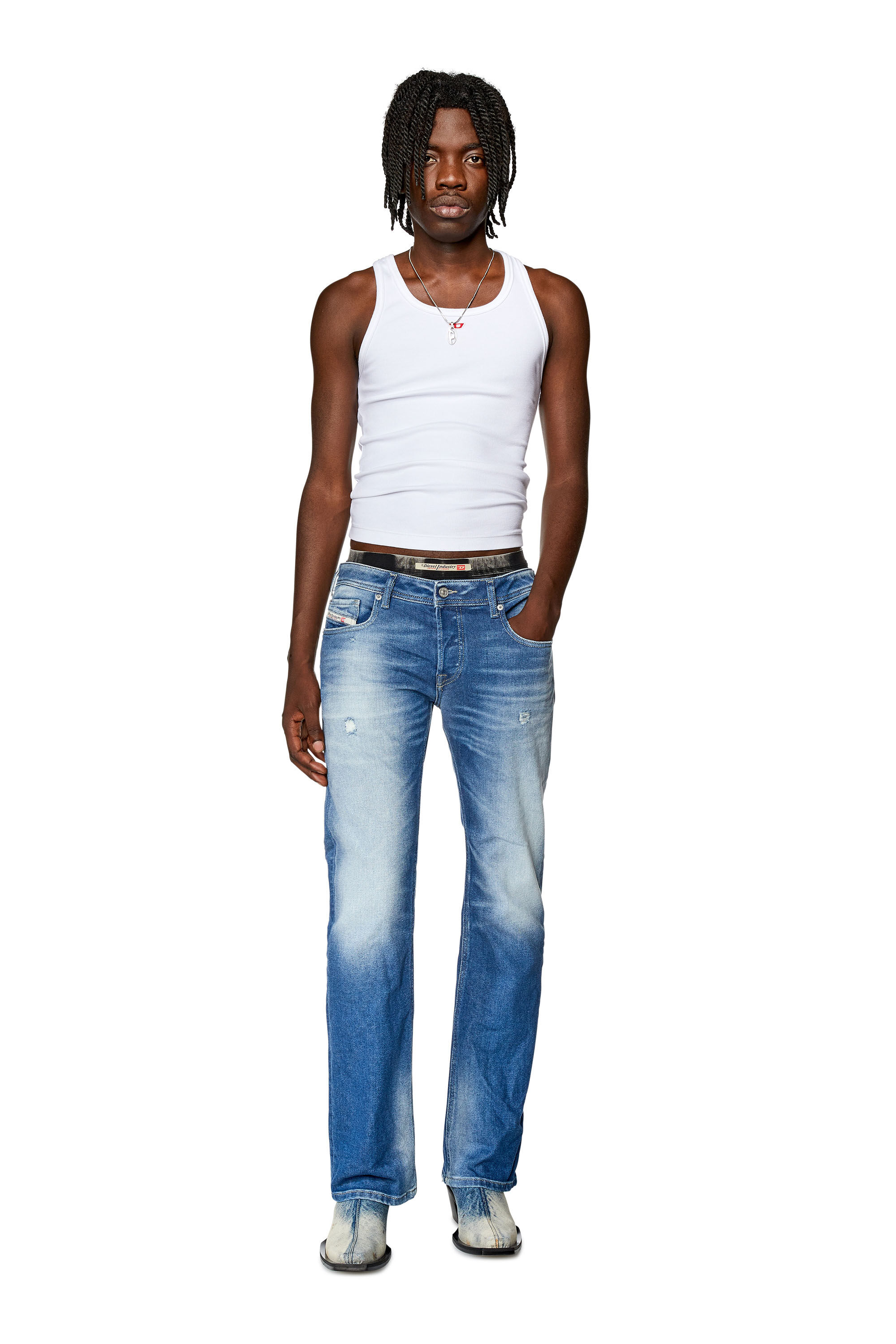 Diesel - Man's Bootcut Jeans Zatiny R84DD, Medium blue - 1