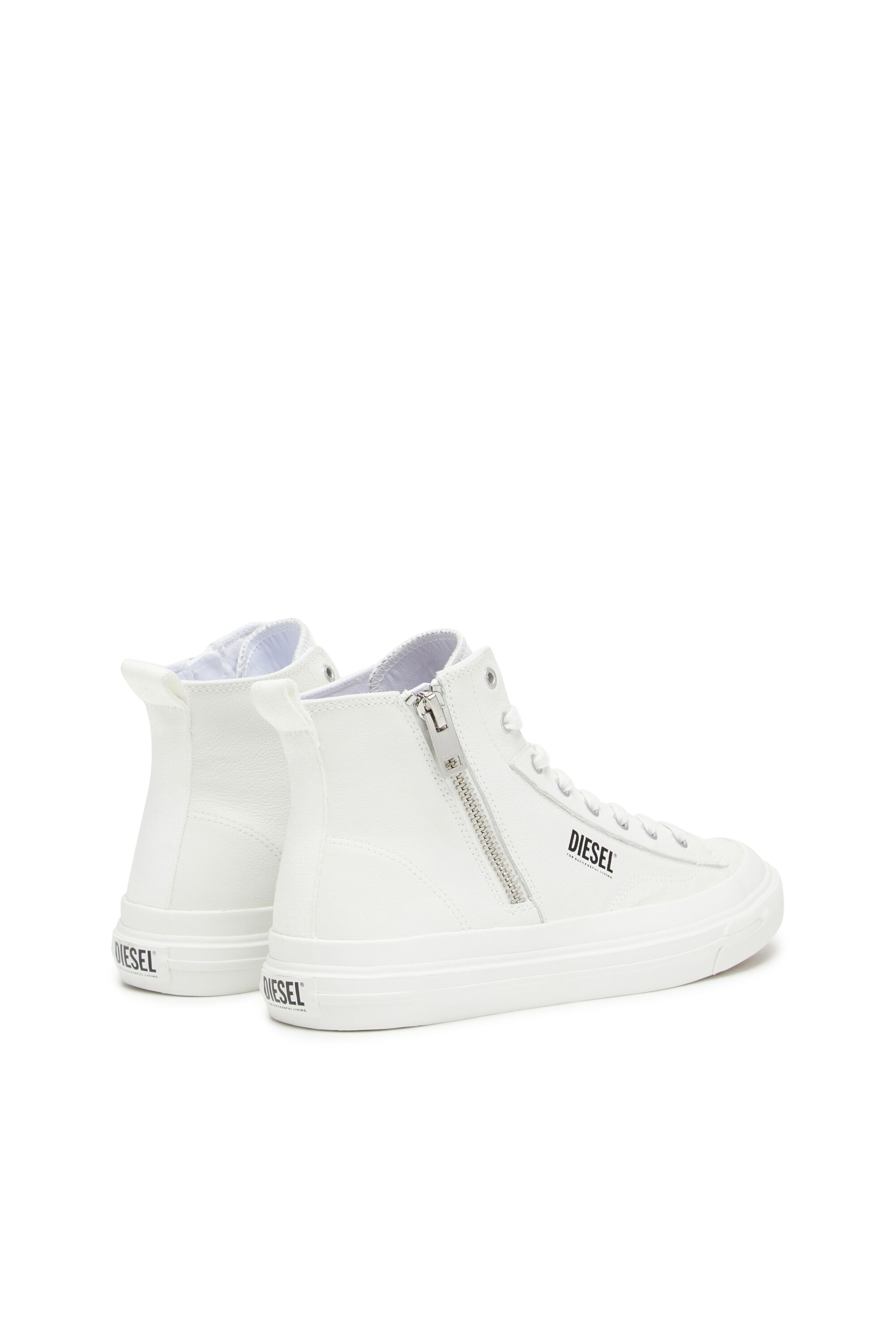 Men's S-Athos Dv Mid - High-top sneakers with side zip | White 