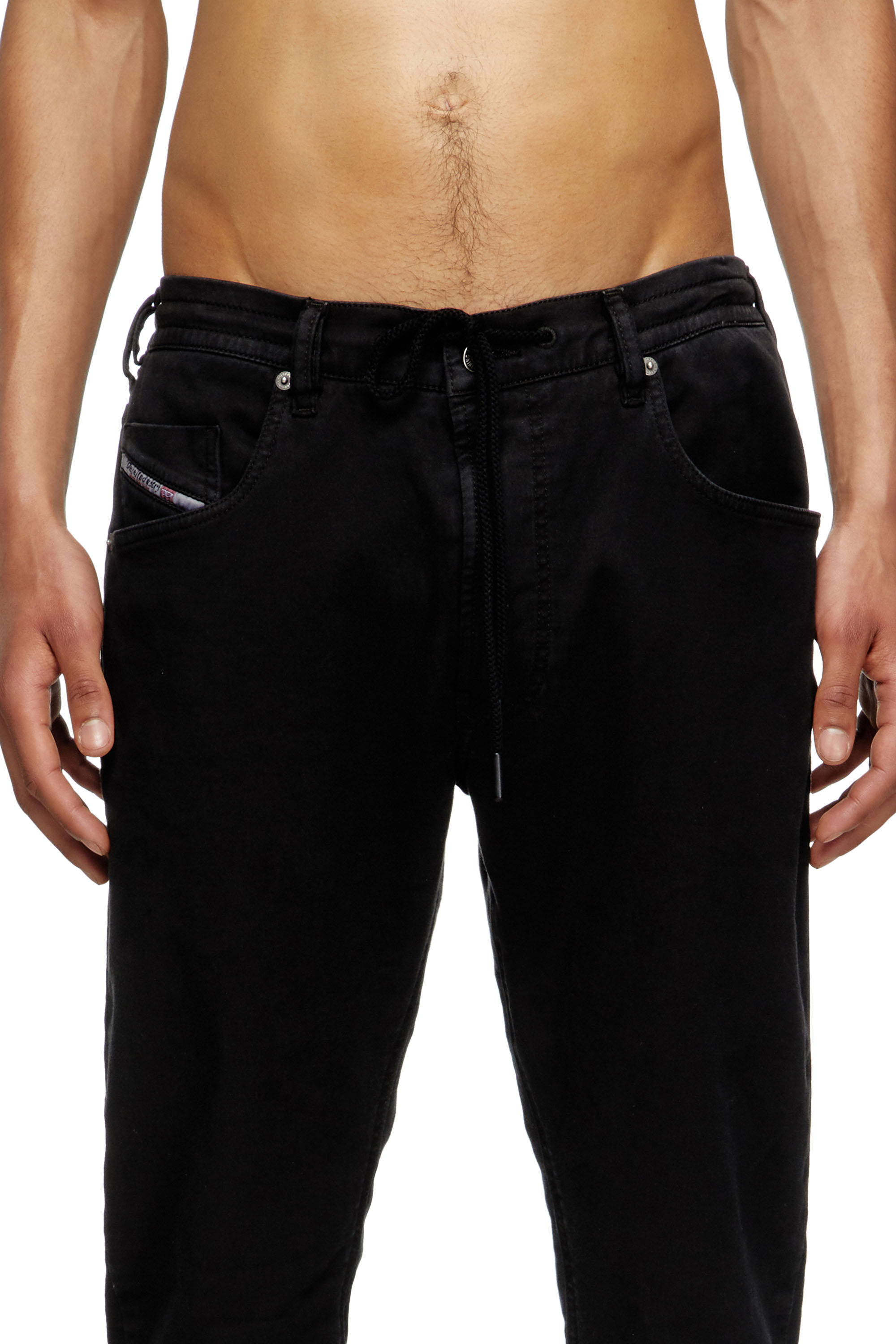 Men's Regular Jeans | Black/Dark grey | Diesel 2032 D-Krooley