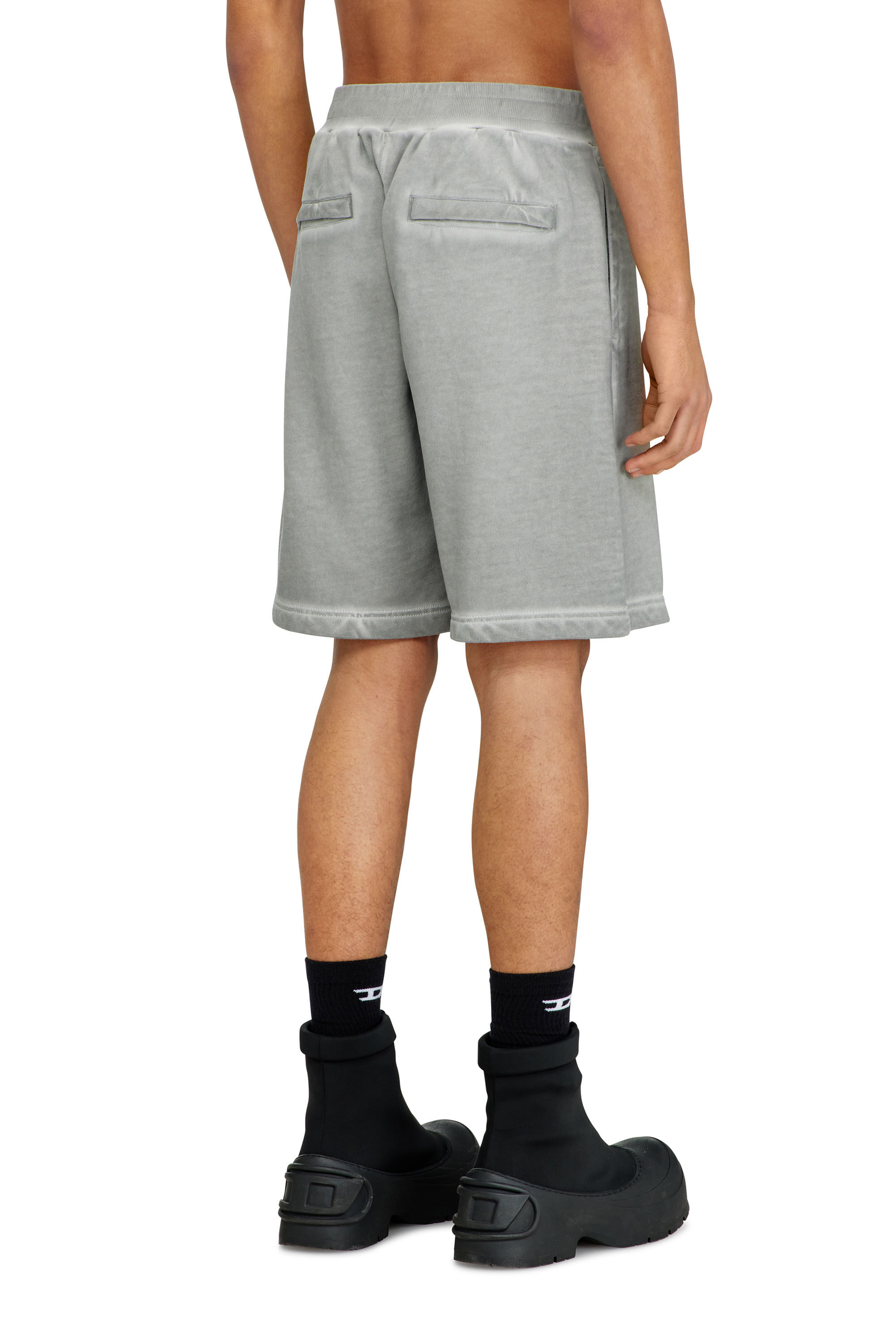 Men's Pigment-dyed shorts | Grey | Diesel