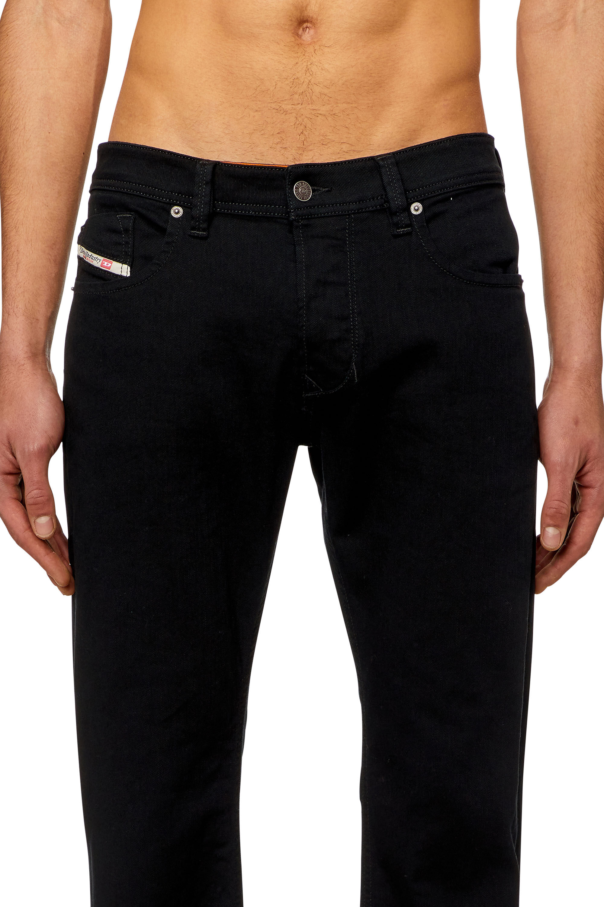 Larkee Man: Regular Skater Black/Dark grey Jeans | Diesel