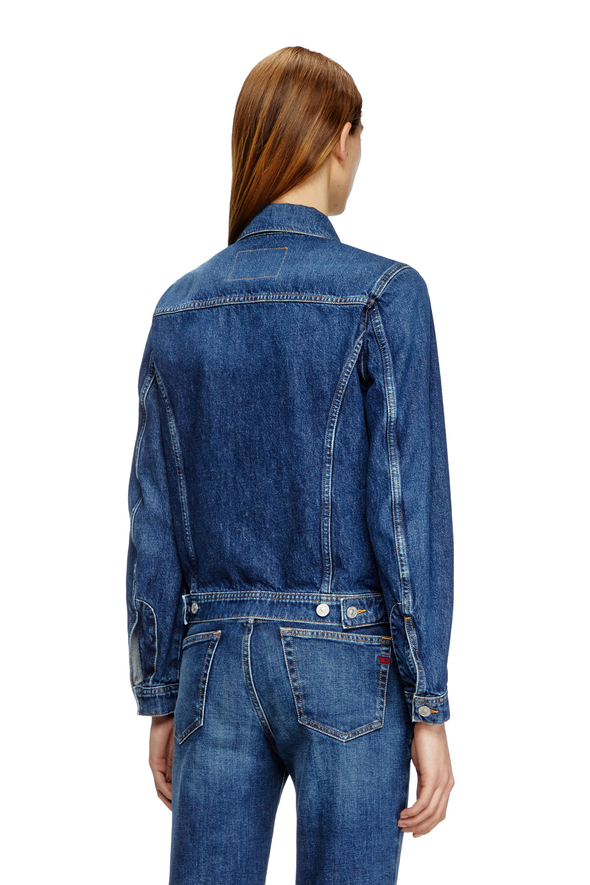 Women's Trucker jacket in denim | Blue | Diesel